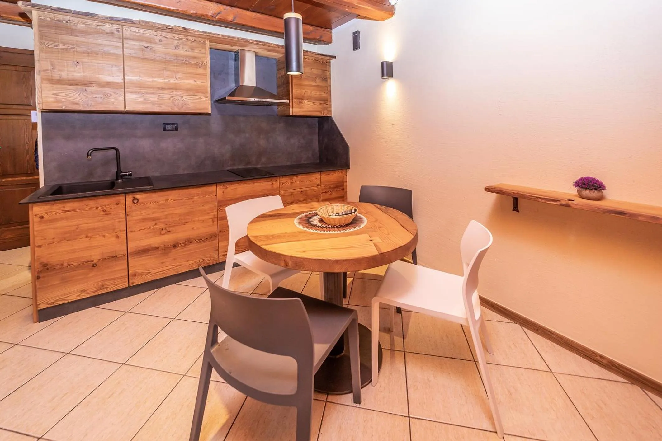 Kitchen or kitchenette in Appartamenti ABC Group