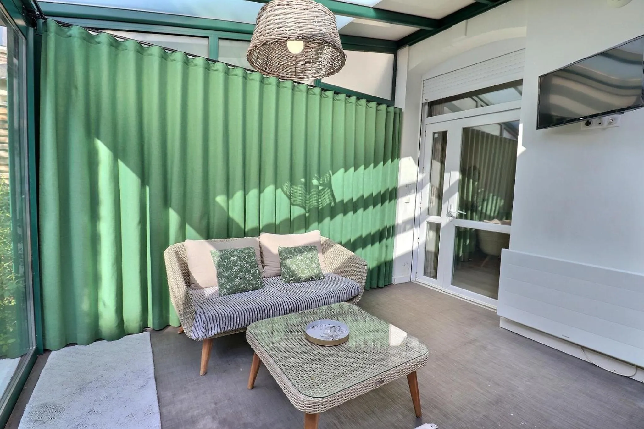 Living room in Garden Apparts Rennes Centre Gare