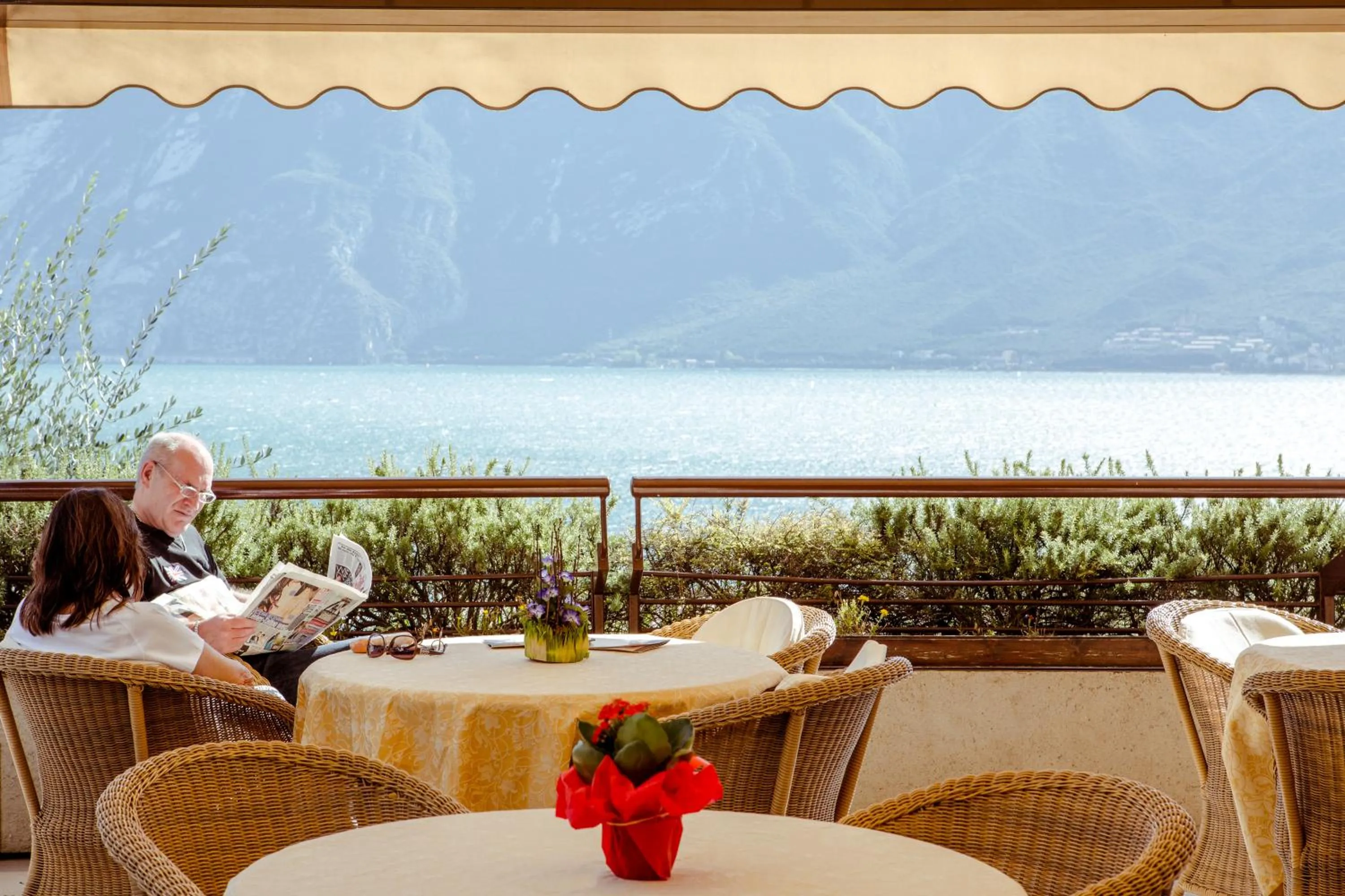 Balcony/Terrace in Hotel Ilma Lake Garda Resort