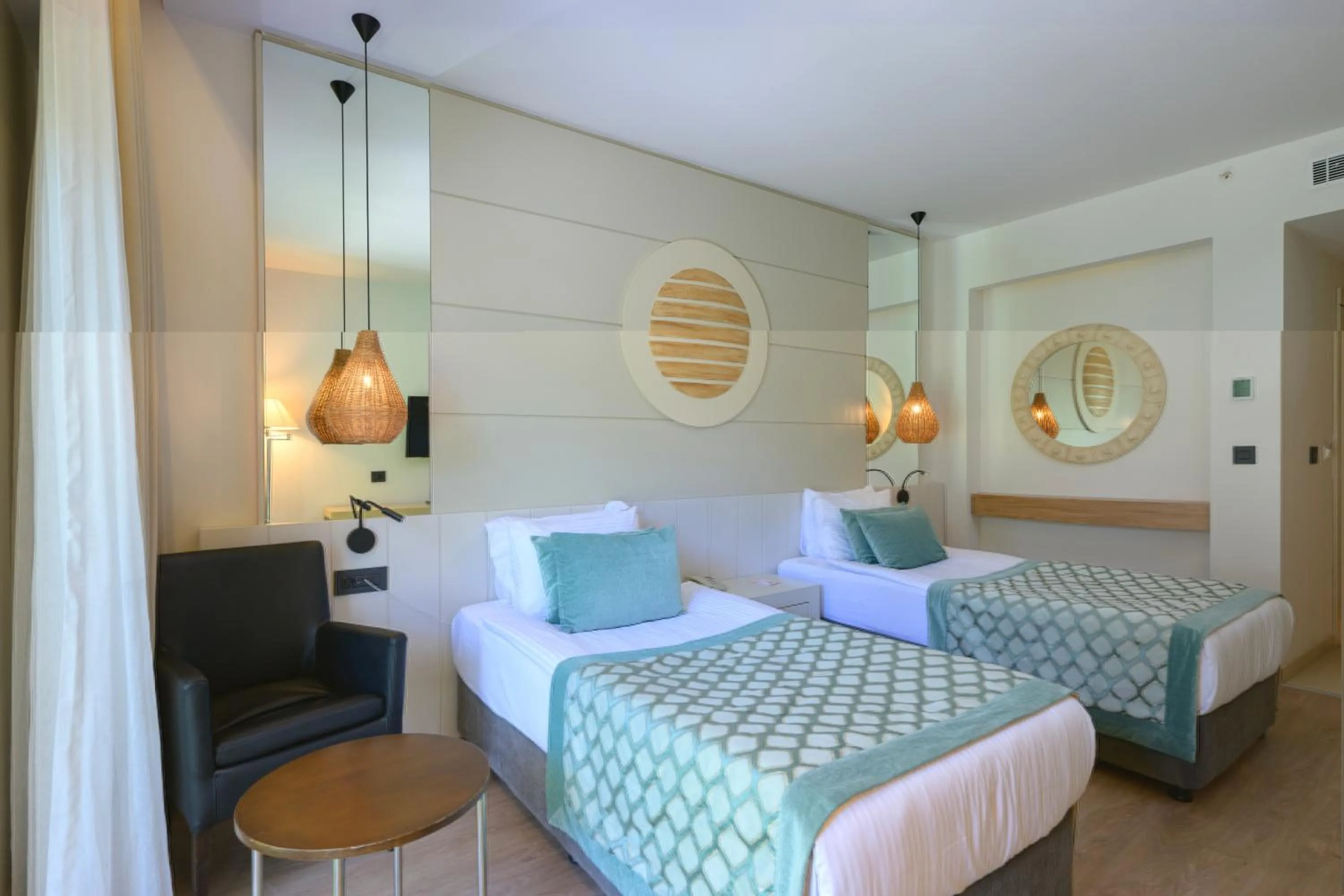 Bedroom, Bed in Baia Bodrum Hotel