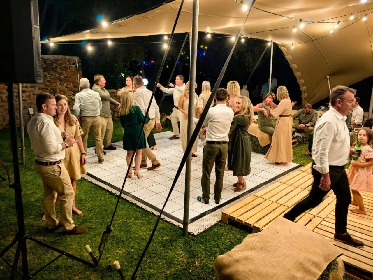 group of guests in A Little Guesthouse