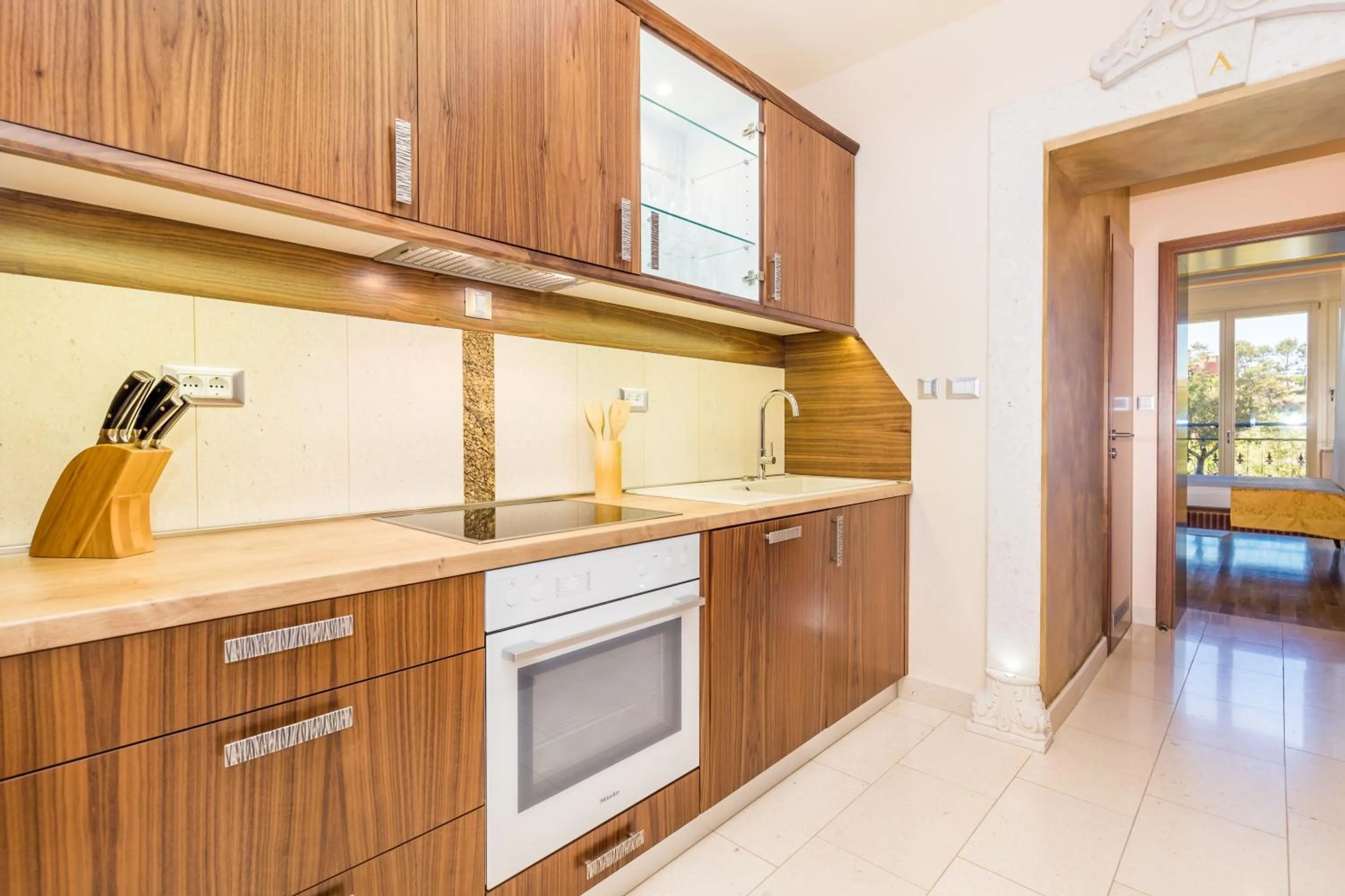 Kitchen or kitchenette in Villas Arbia - Margita Deluxe Beach Hotel