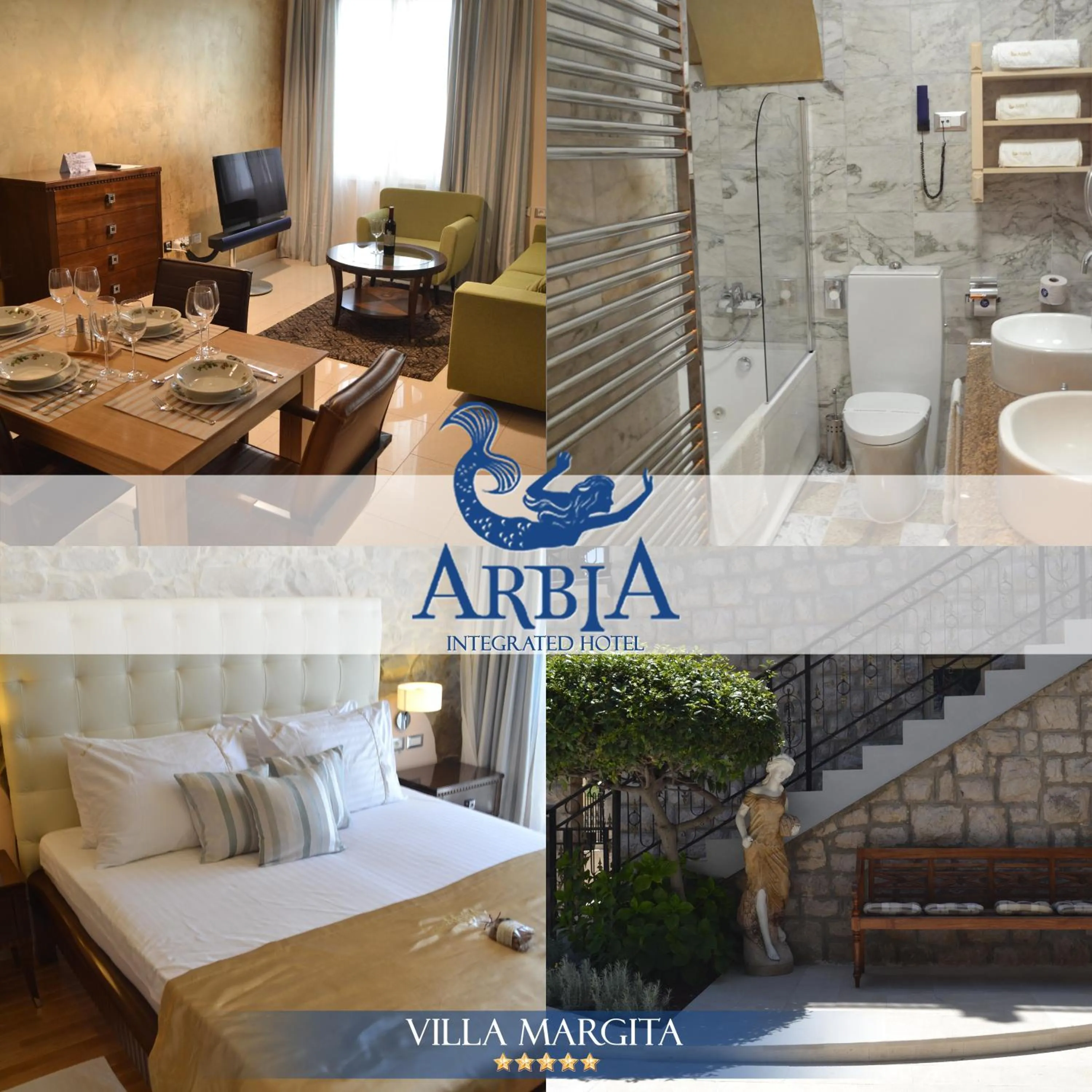Property logo or sign, Bed in Villas Arbia - Margita Deluxe Beach Hotel