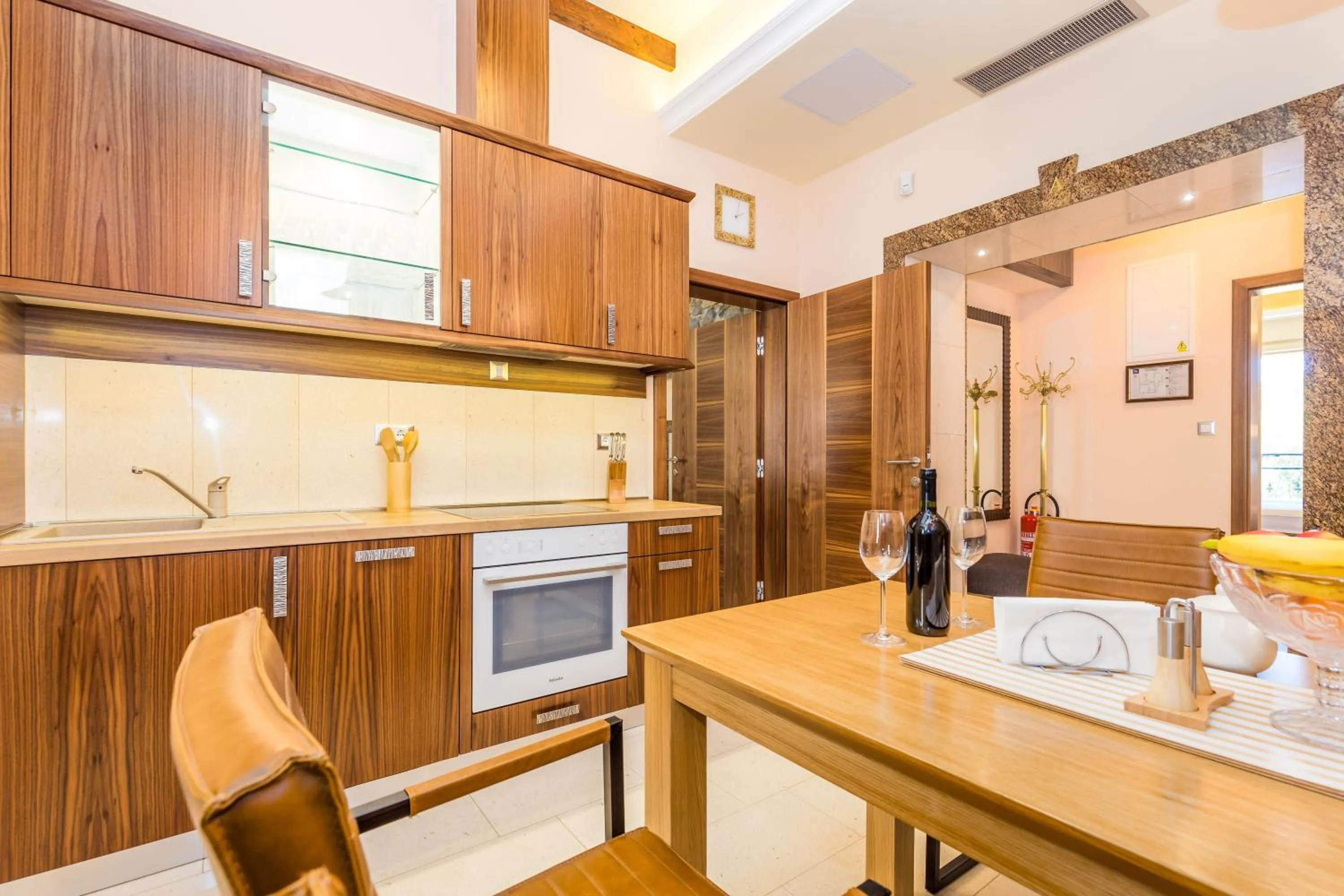 Kitchen or kitchenette in Villas Arbia - Margita Deluxe Beach Hotel