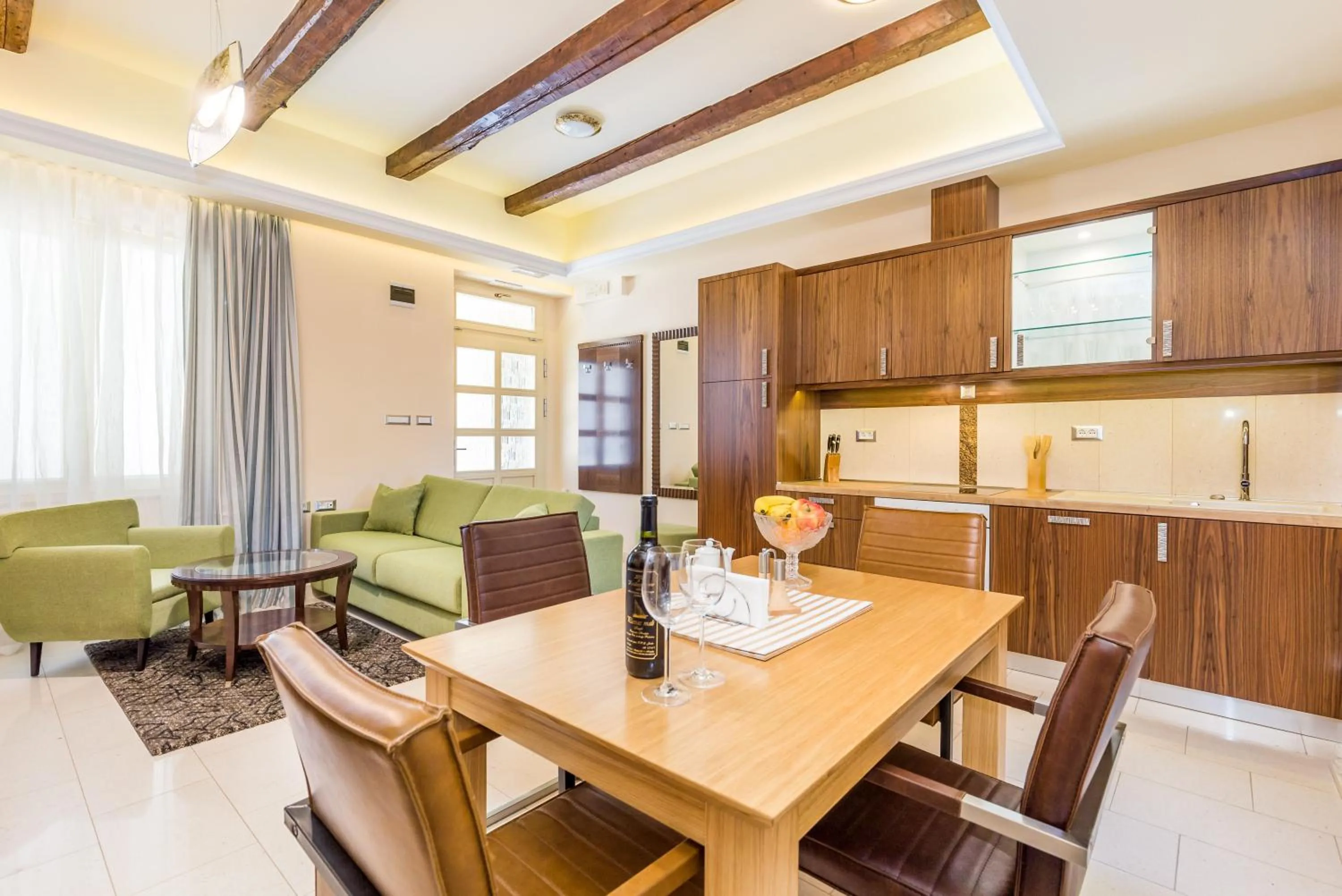 Kitchen or kitchenette in Villas Arbia - Margita Deluxe Beach Hotel