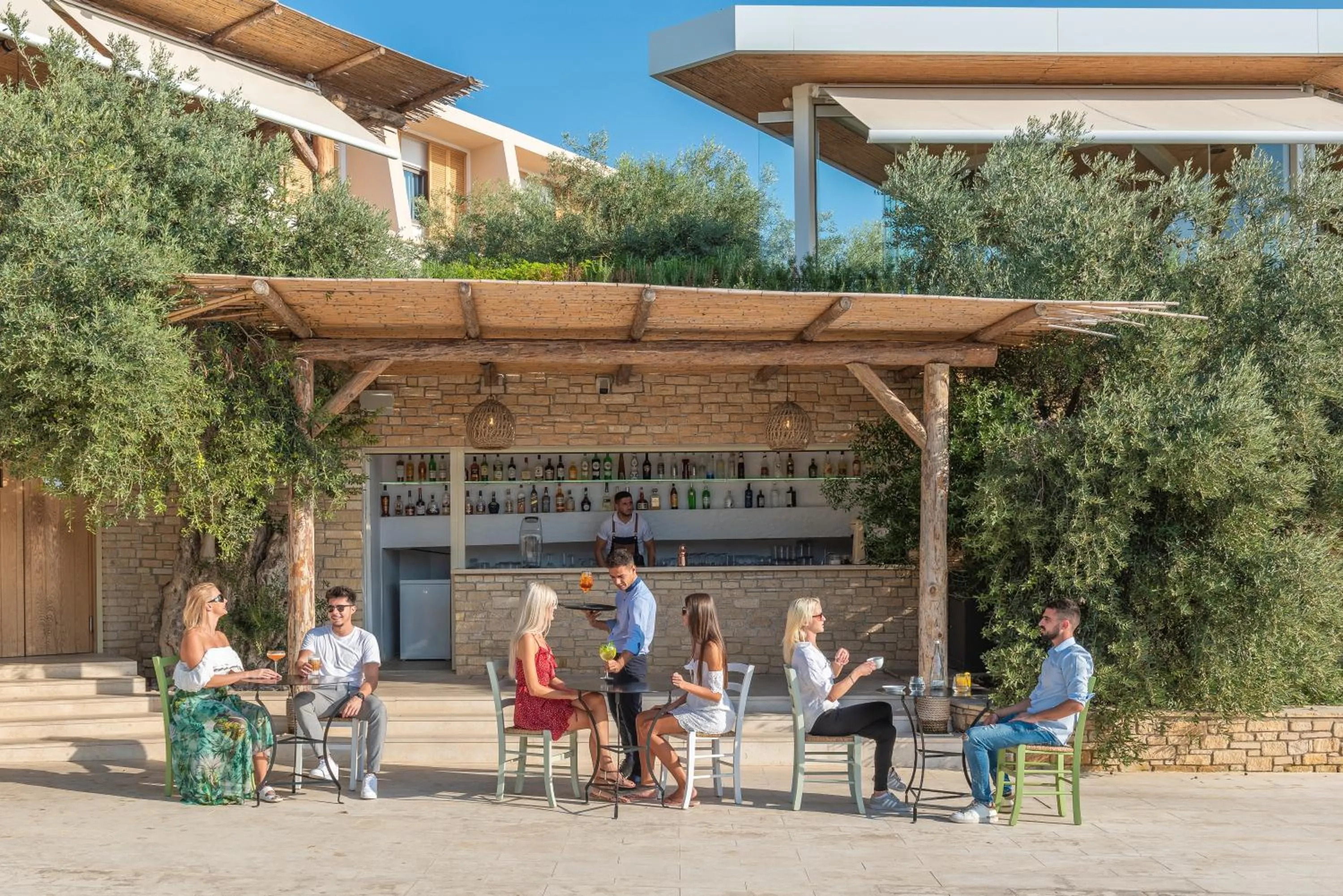 Patio in Cap St Georges Villas