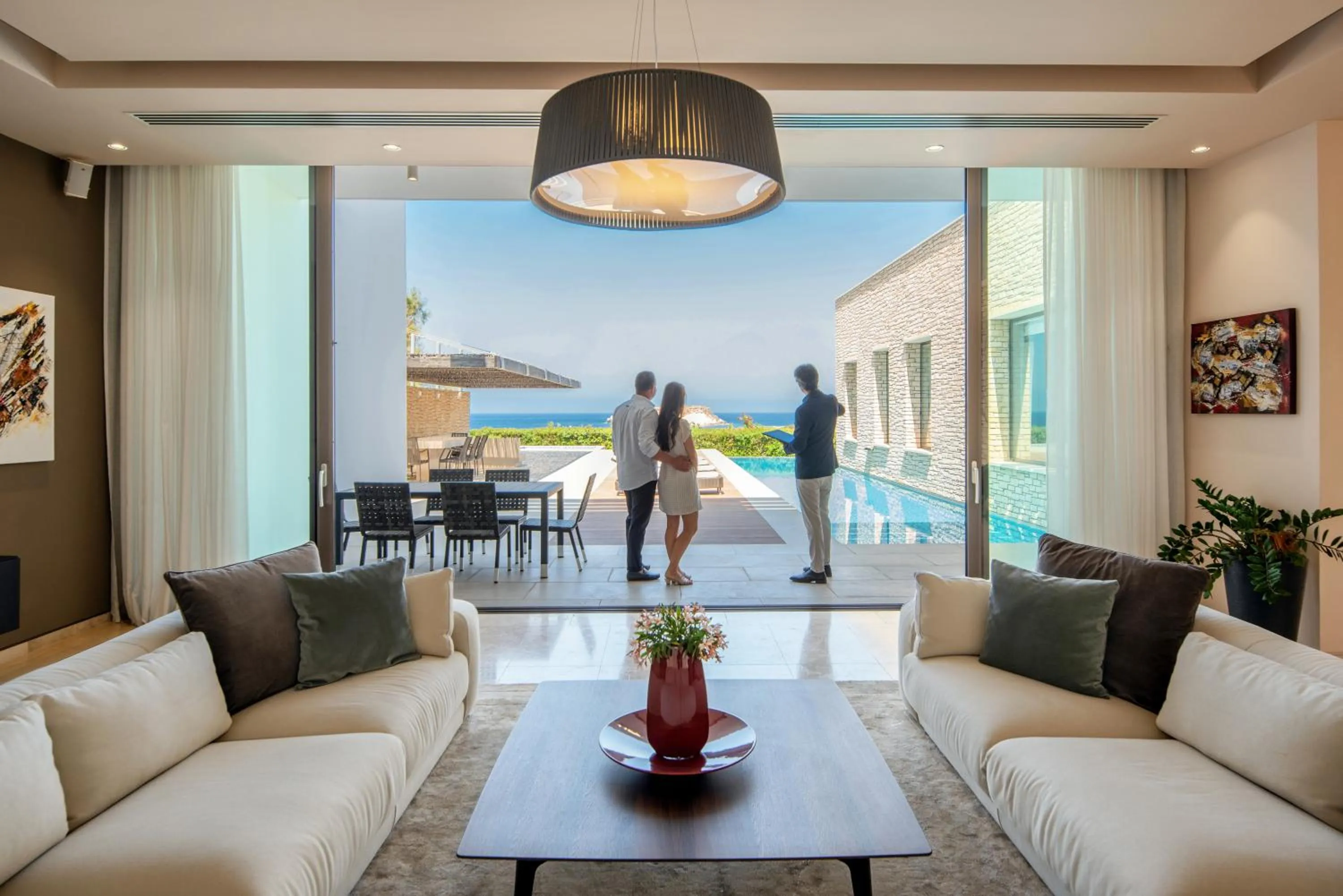 People in Cap St Georges Villas