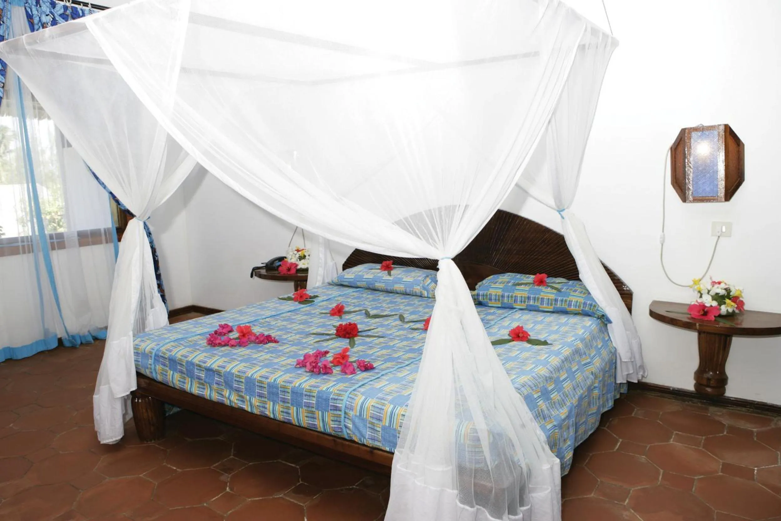 Bed in Hotel Club Dongwe