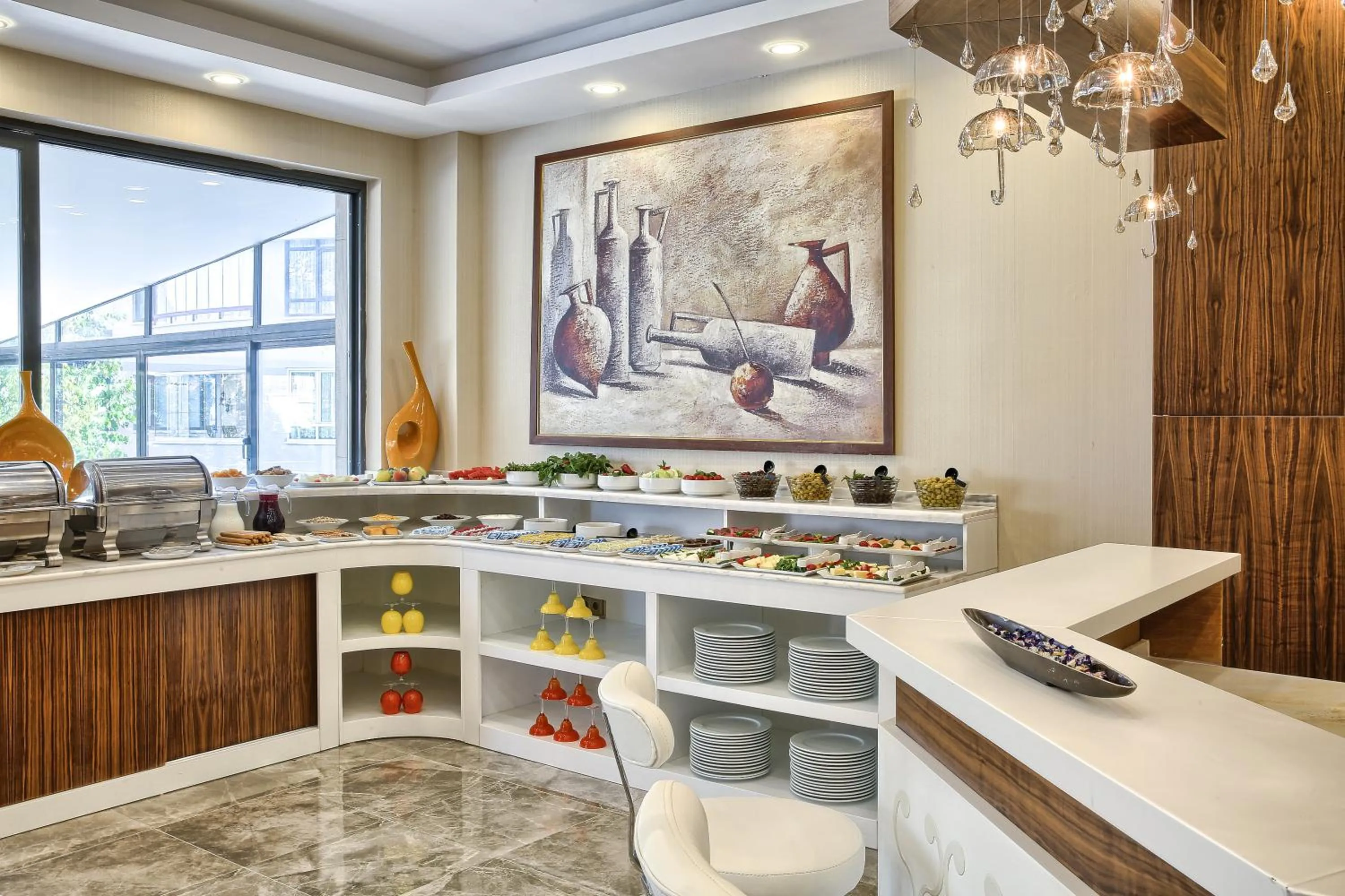 Buffet breakfast in City Hotel Residence