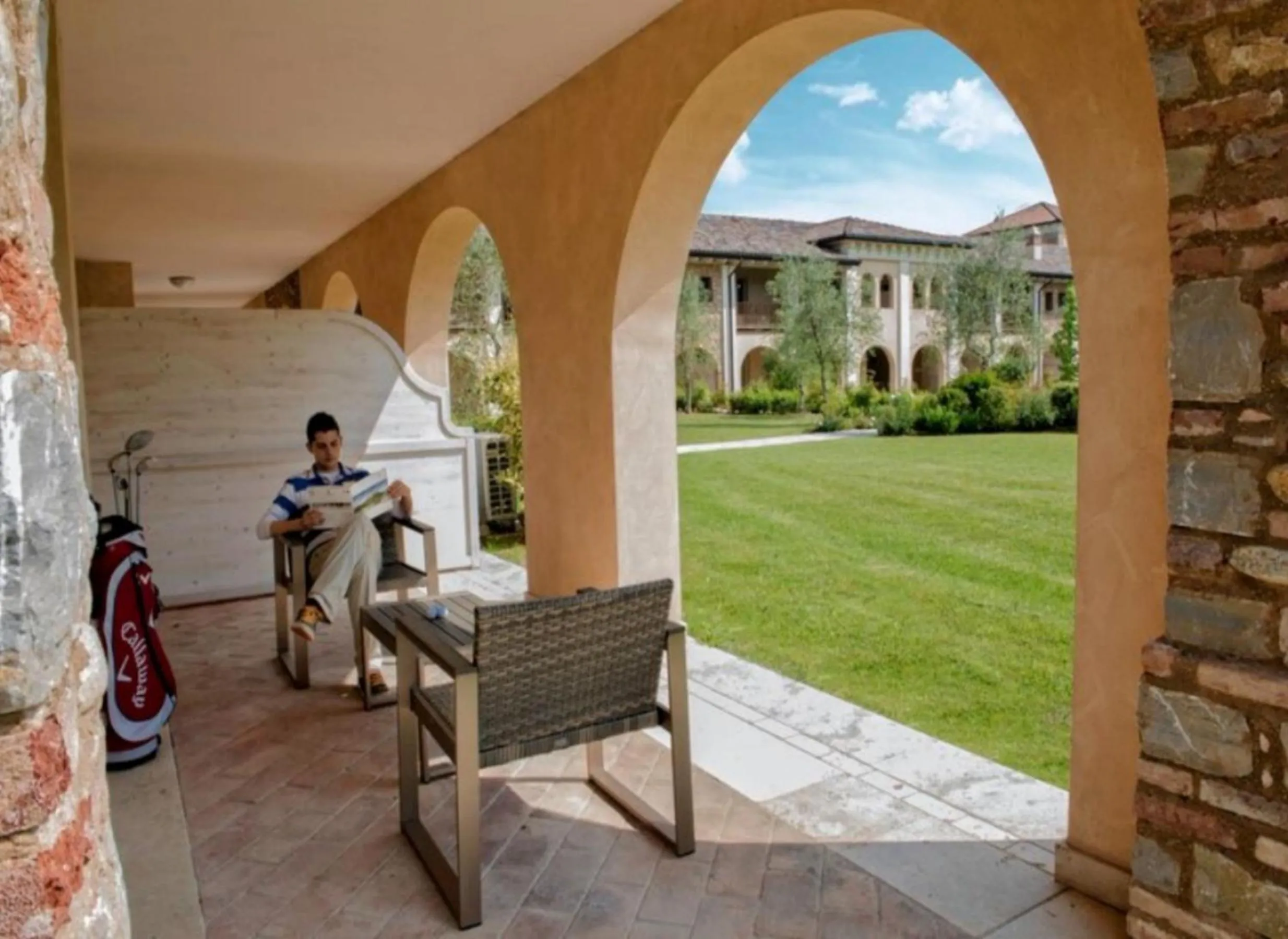Balcony/Terrace in Garda Hotel San Vigilio Golf
