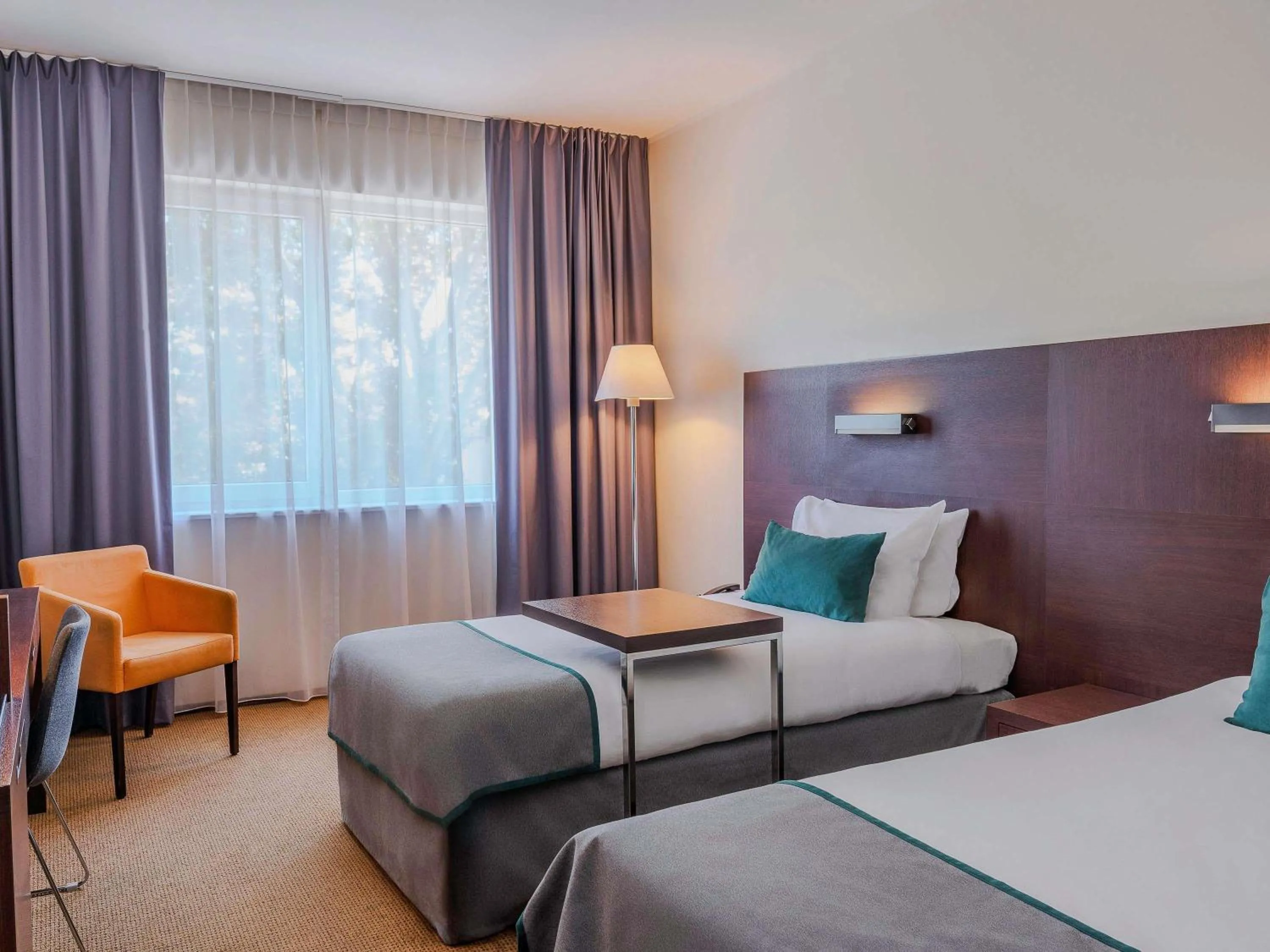 Bed in Mercure Warszawa Airport