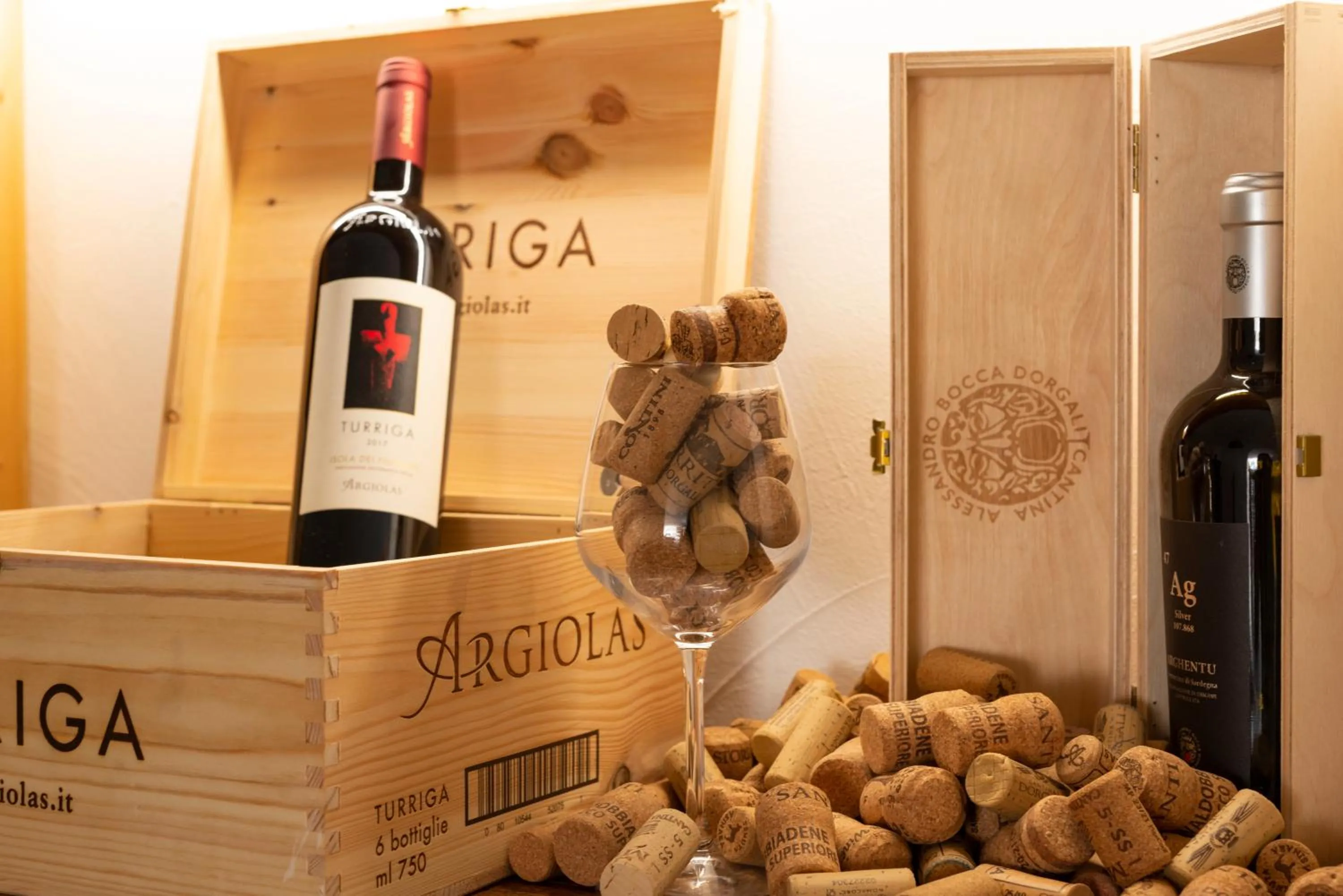 Alcoholic drinks in Hotel Villa Cedrino