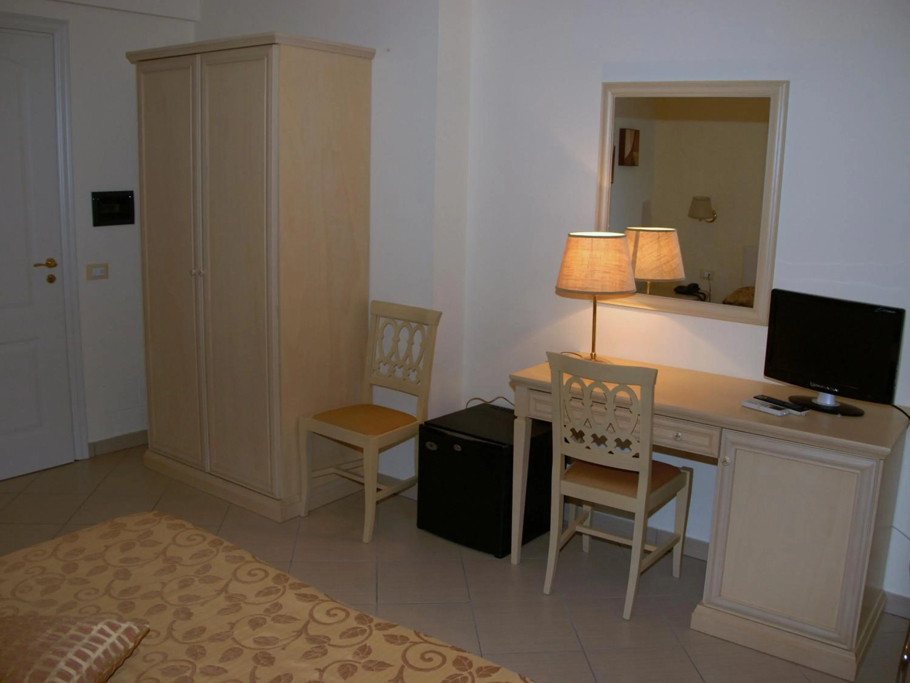 Decorative detail, Bed in Villa Aurora