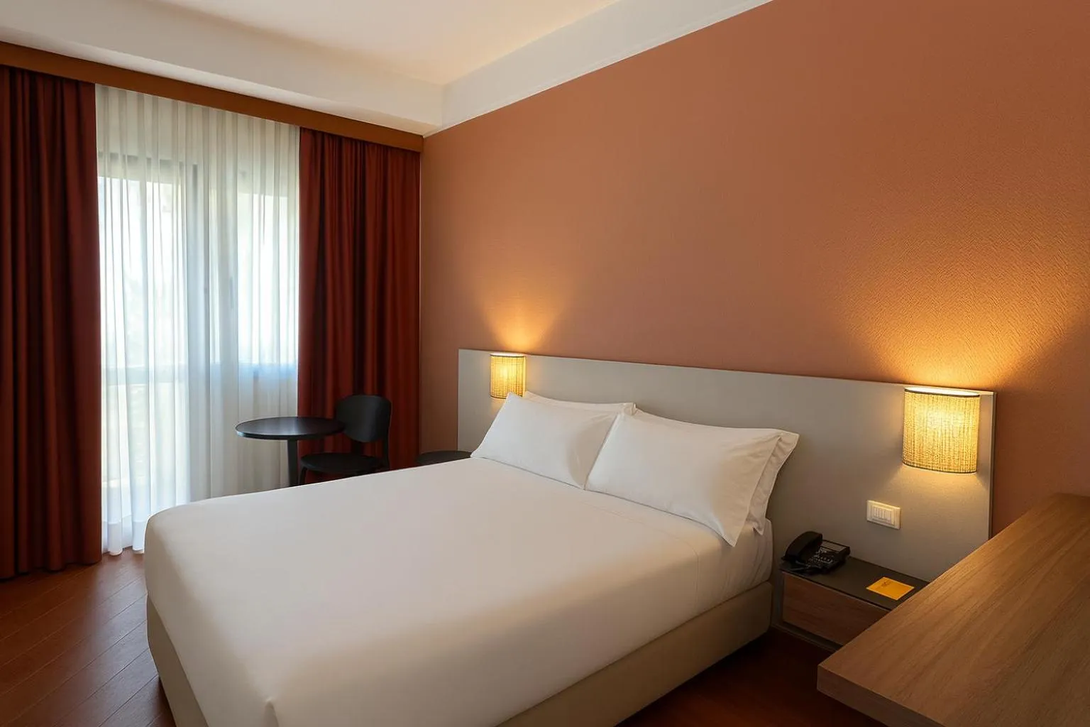 Bed in Hotel Delfino Taranto
