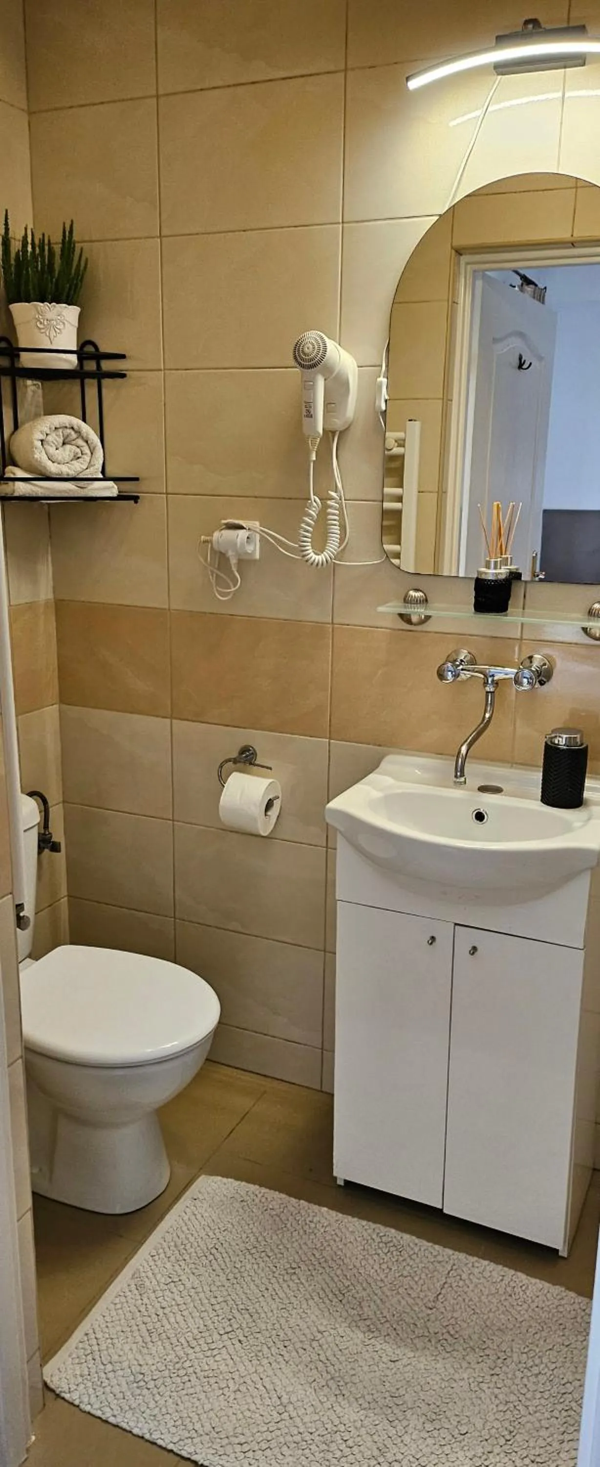 Shower in Letnia willa Jacuzzi & Sauna