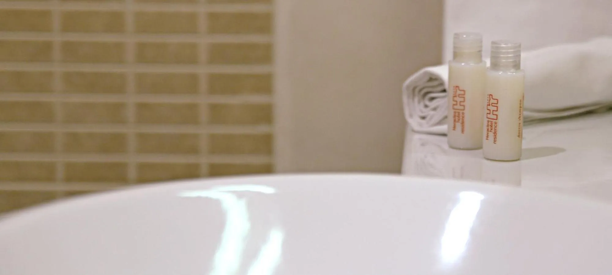 Bathroom in Heraclea Hotel Residence