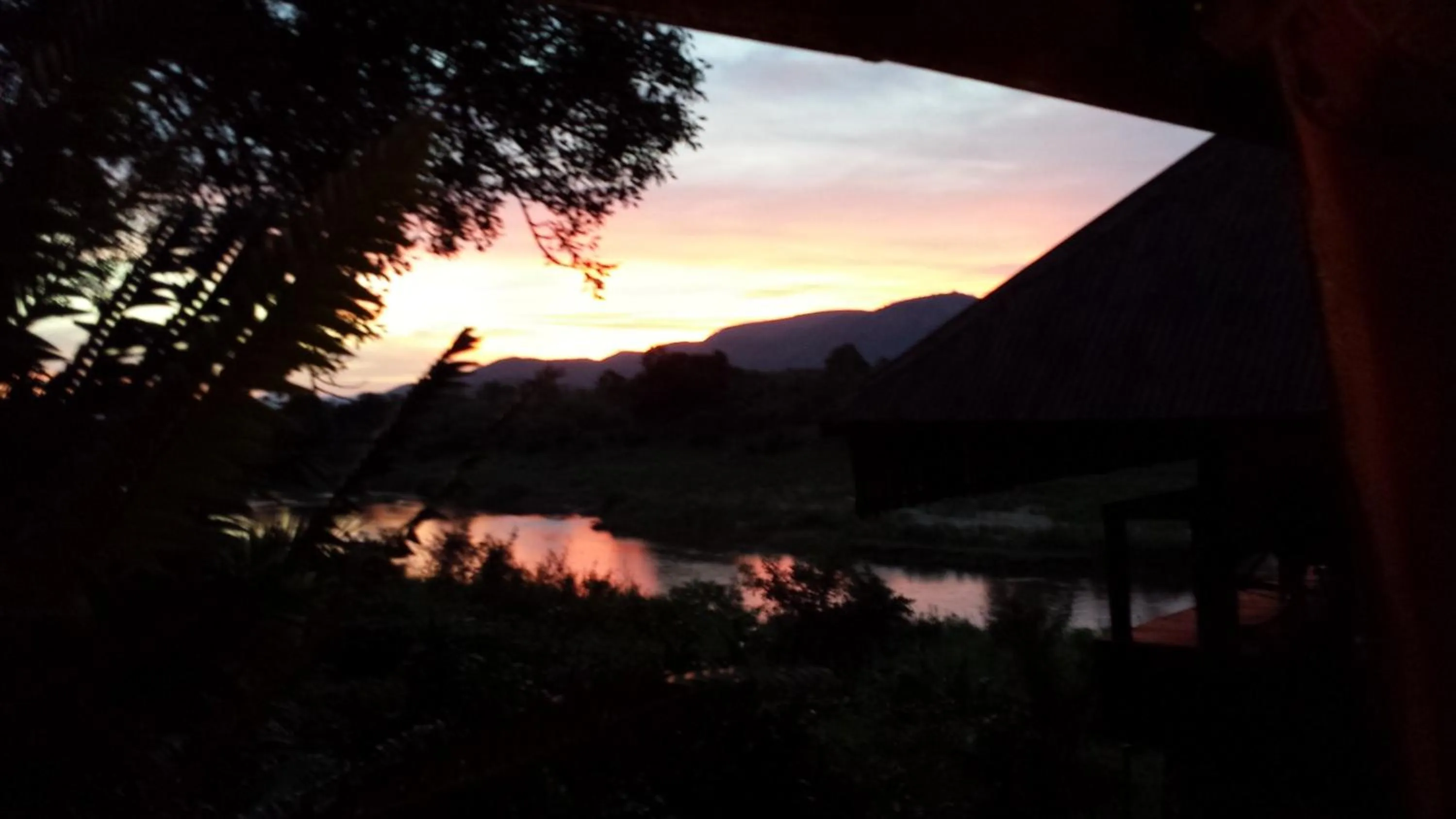 Natural landscape in River House Lodge