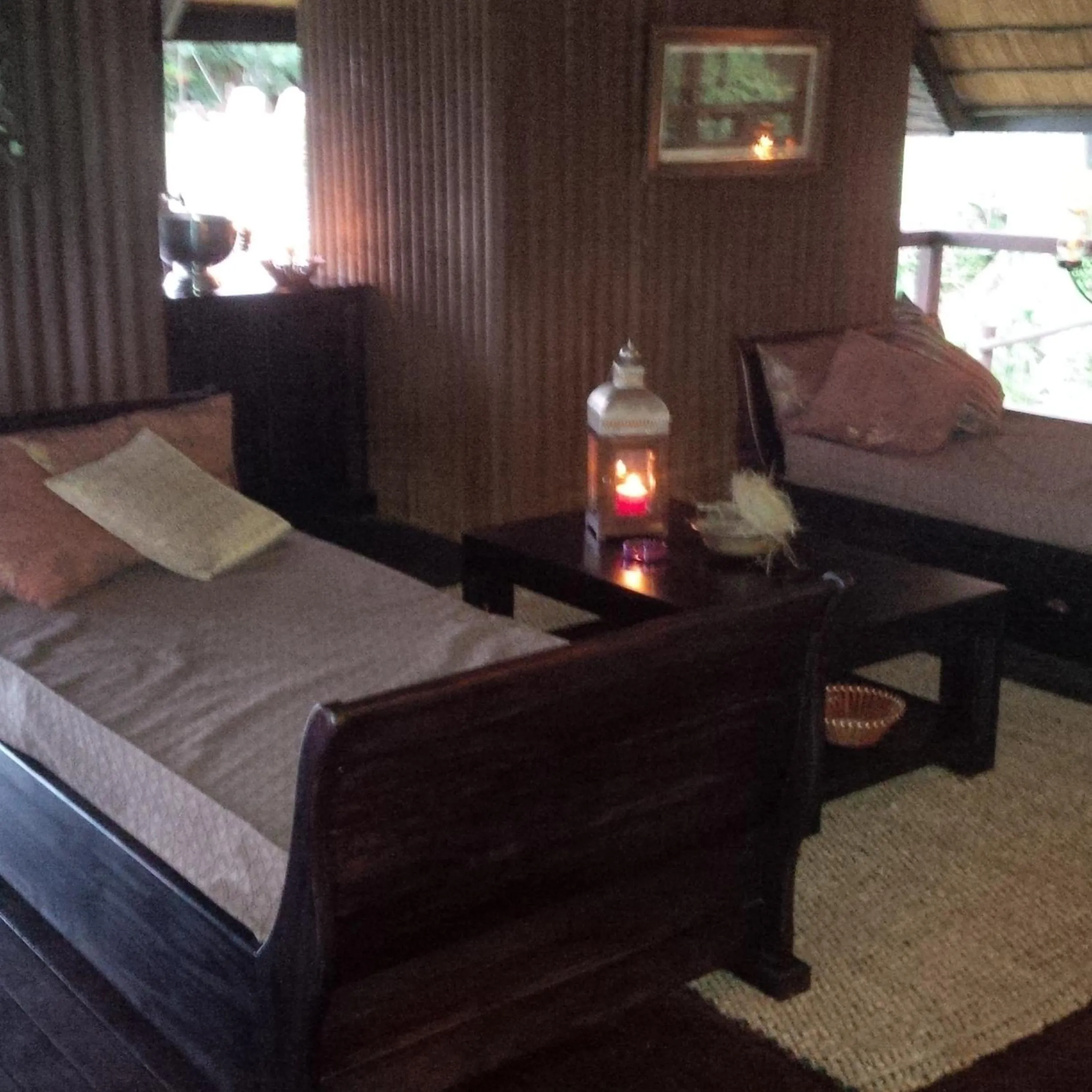 Bed in River House Lodge