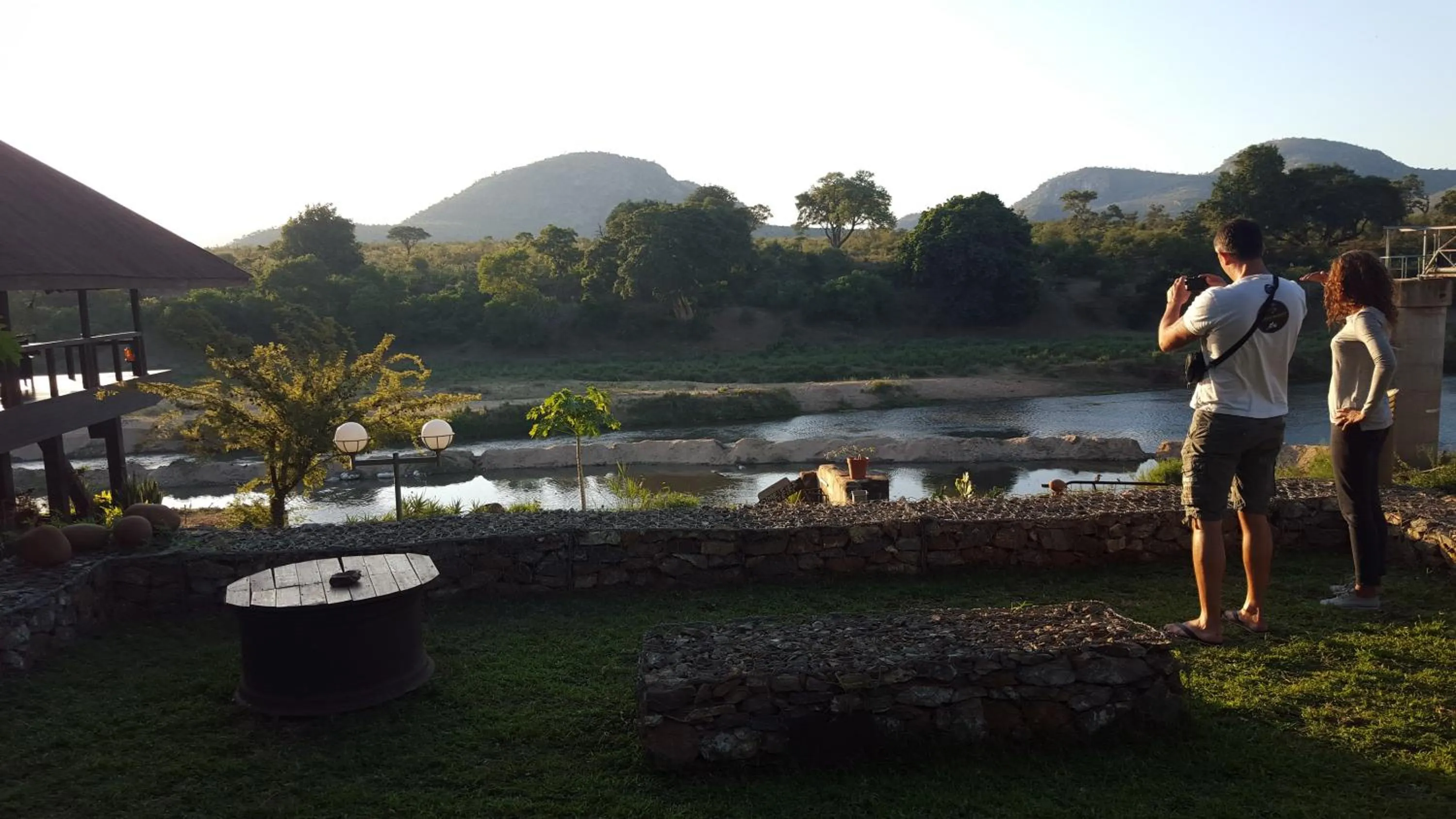 Guests in River House Lodge