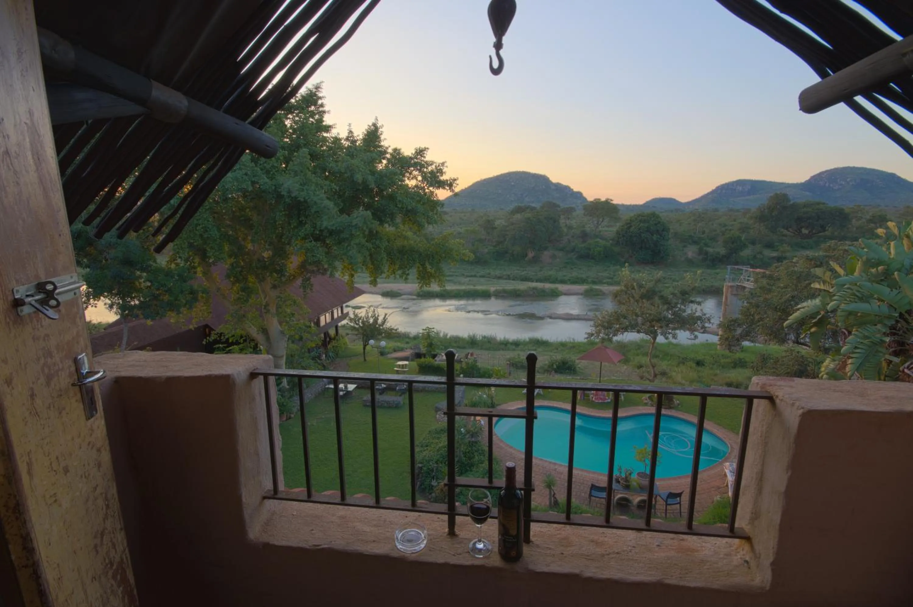 Balcony/Terrace in River House Lodge