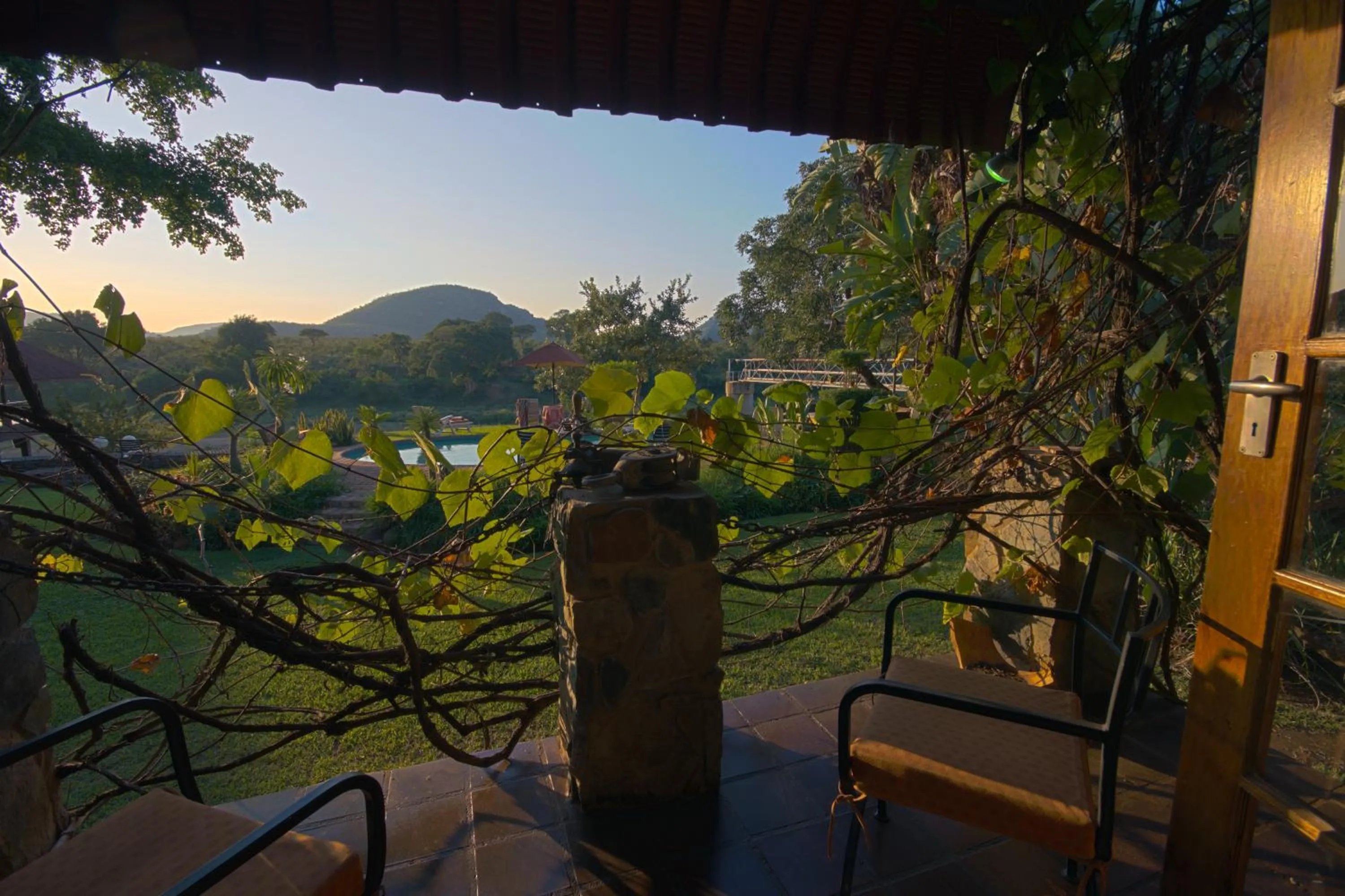 Balcony/Terrace in River House Lodge