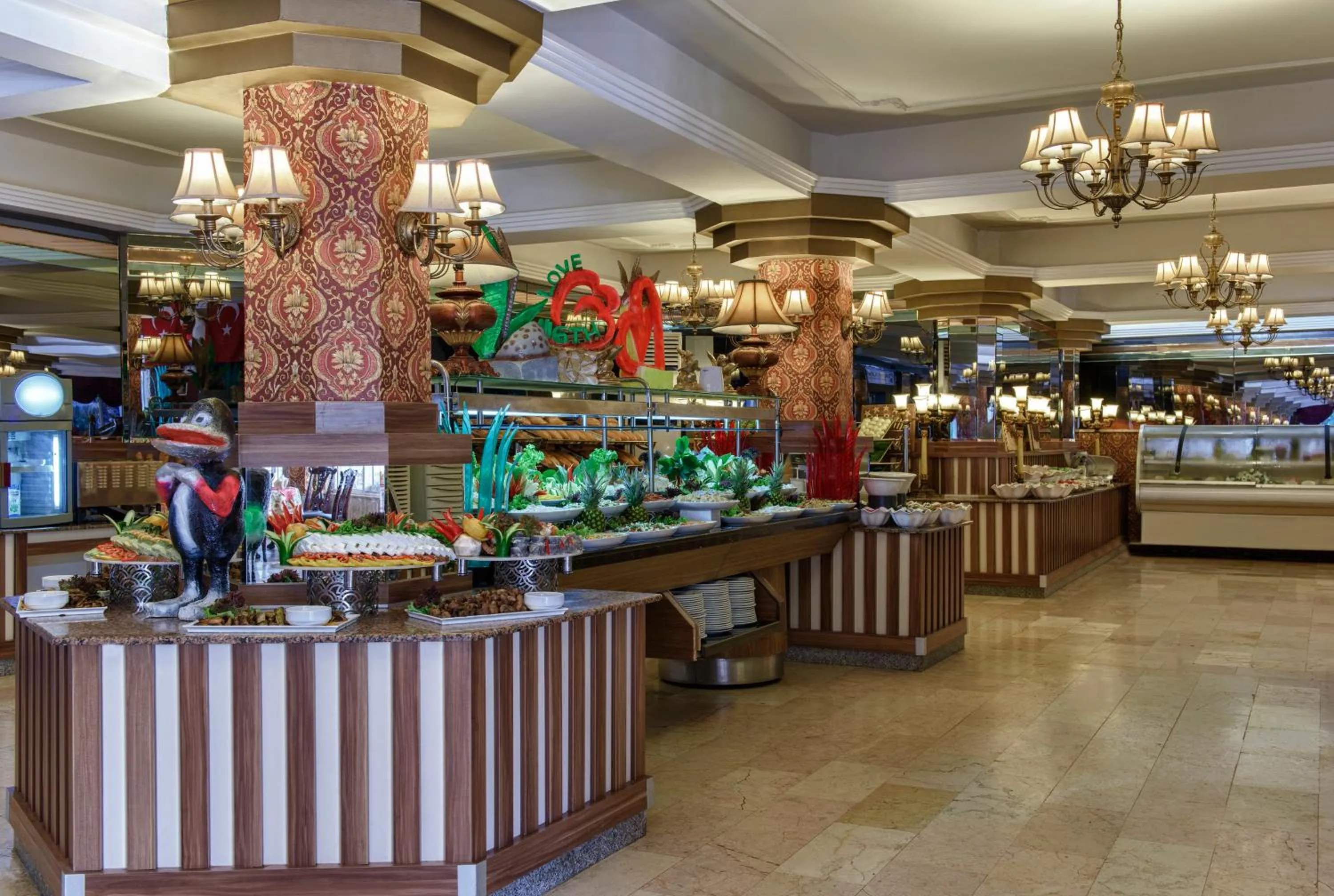 Restaurant/places to eat in Botanik Hotel