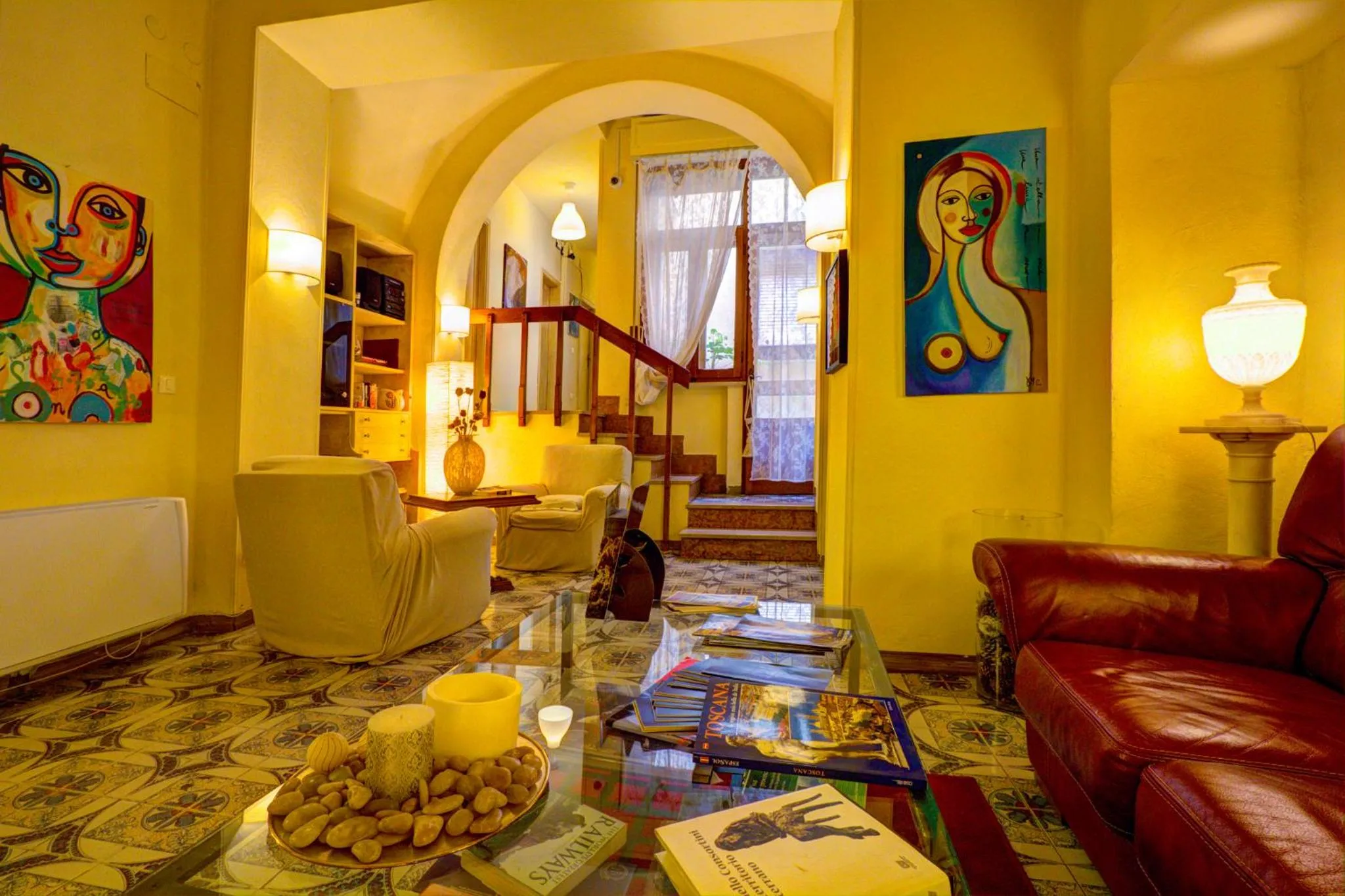 Living room in Albergo Etruria