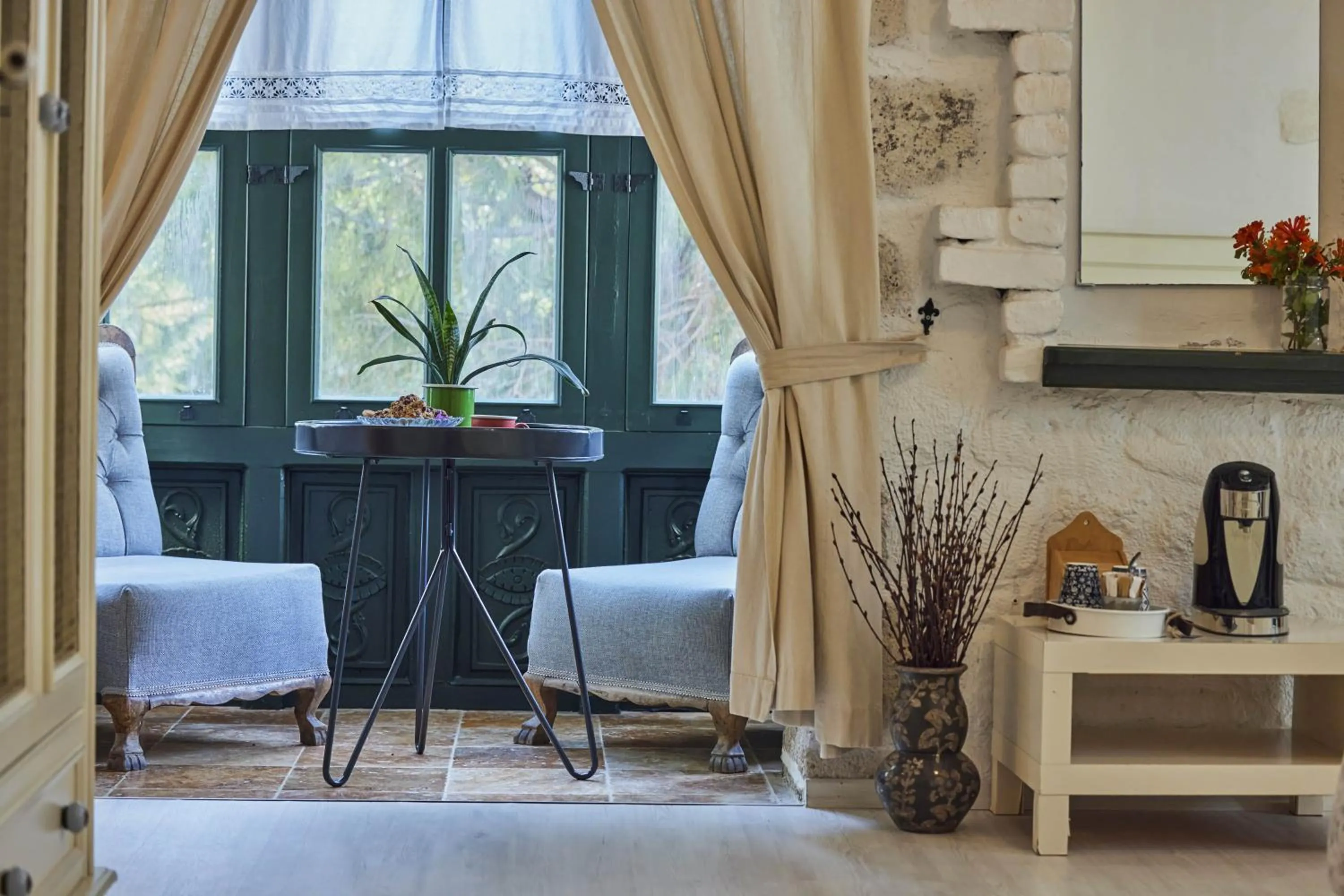 Balcony/Terrace in Alacati Zeytin Konak Hotel