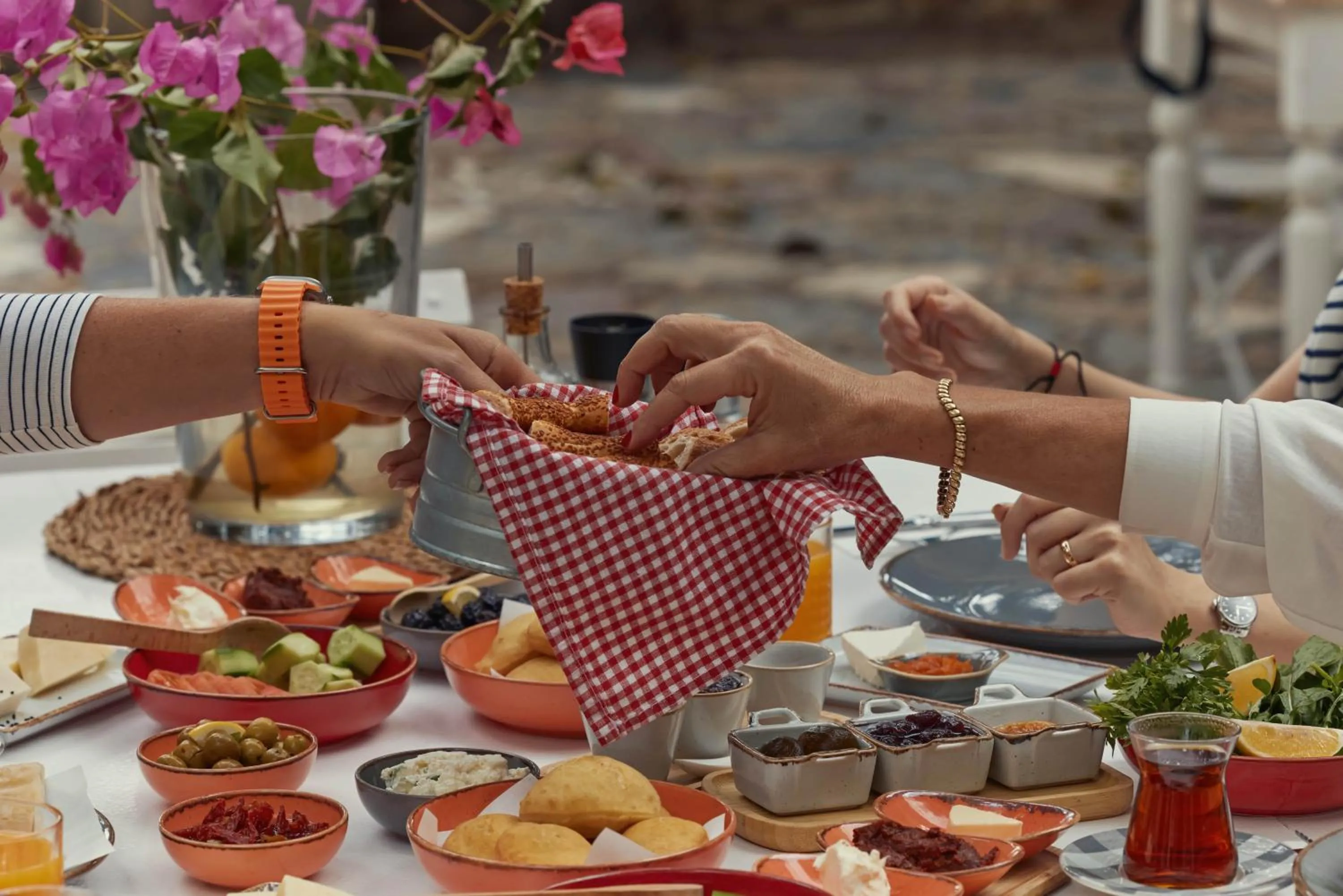 Breakfast in Alacati Zeytin Konak Hotel