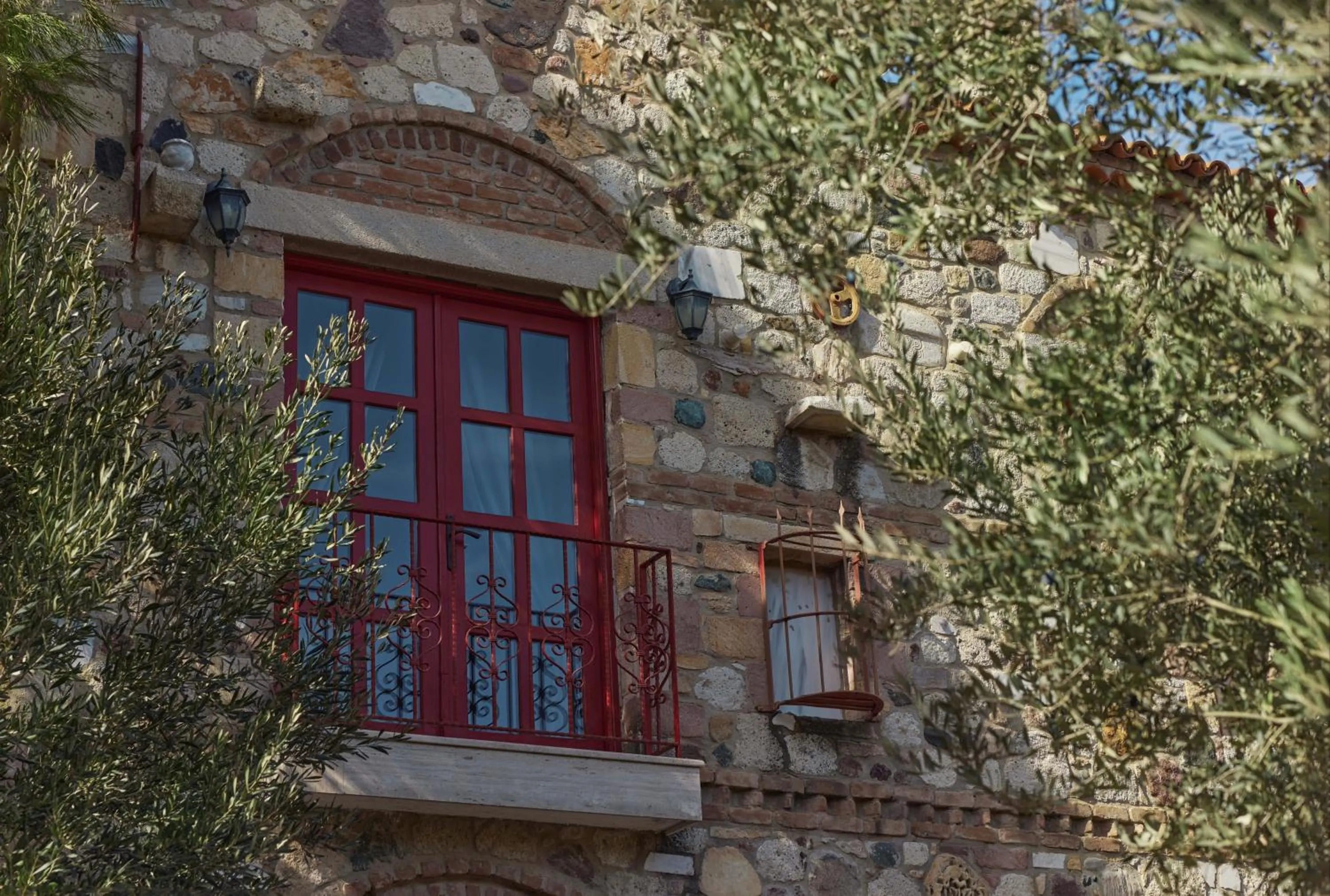 Decorative detail in Alacati Zeytin Konak Hotel