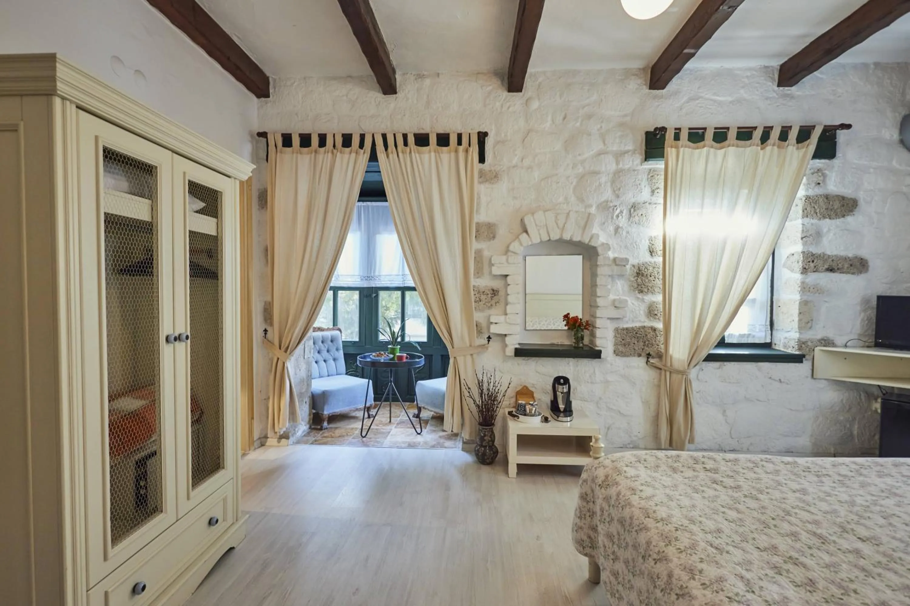 Balcony/Terrace in Alacati Zeytin Konak Hotel