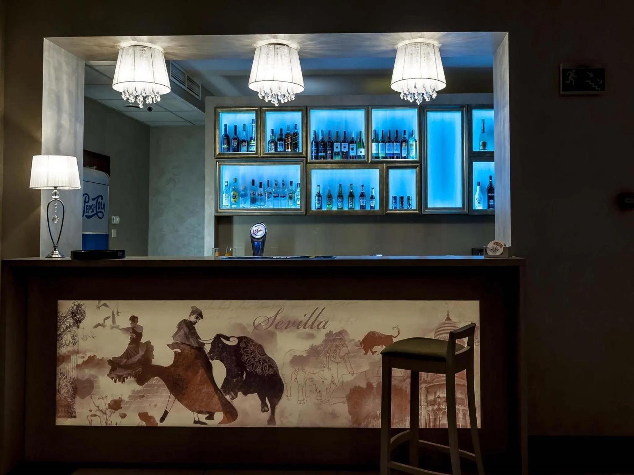 Lounge or bar in Hotel Sevilla