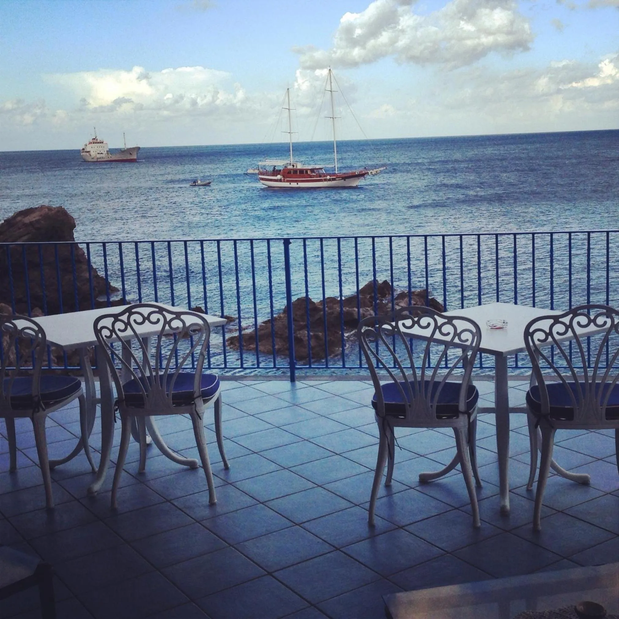 Balcony/Terrace in Hotel Rocce Azzurre