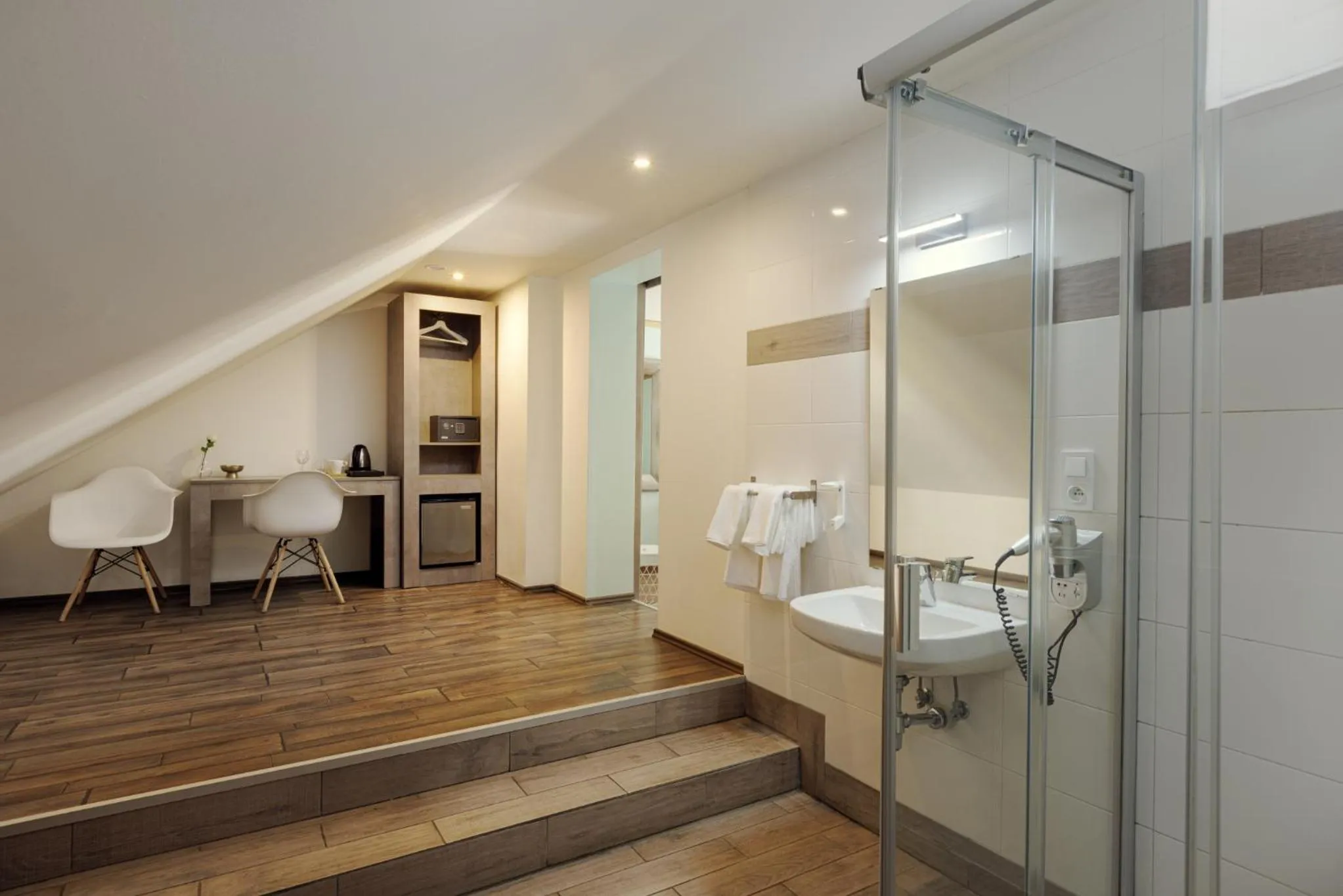 Bathroom in Salvatore Prague Rooms