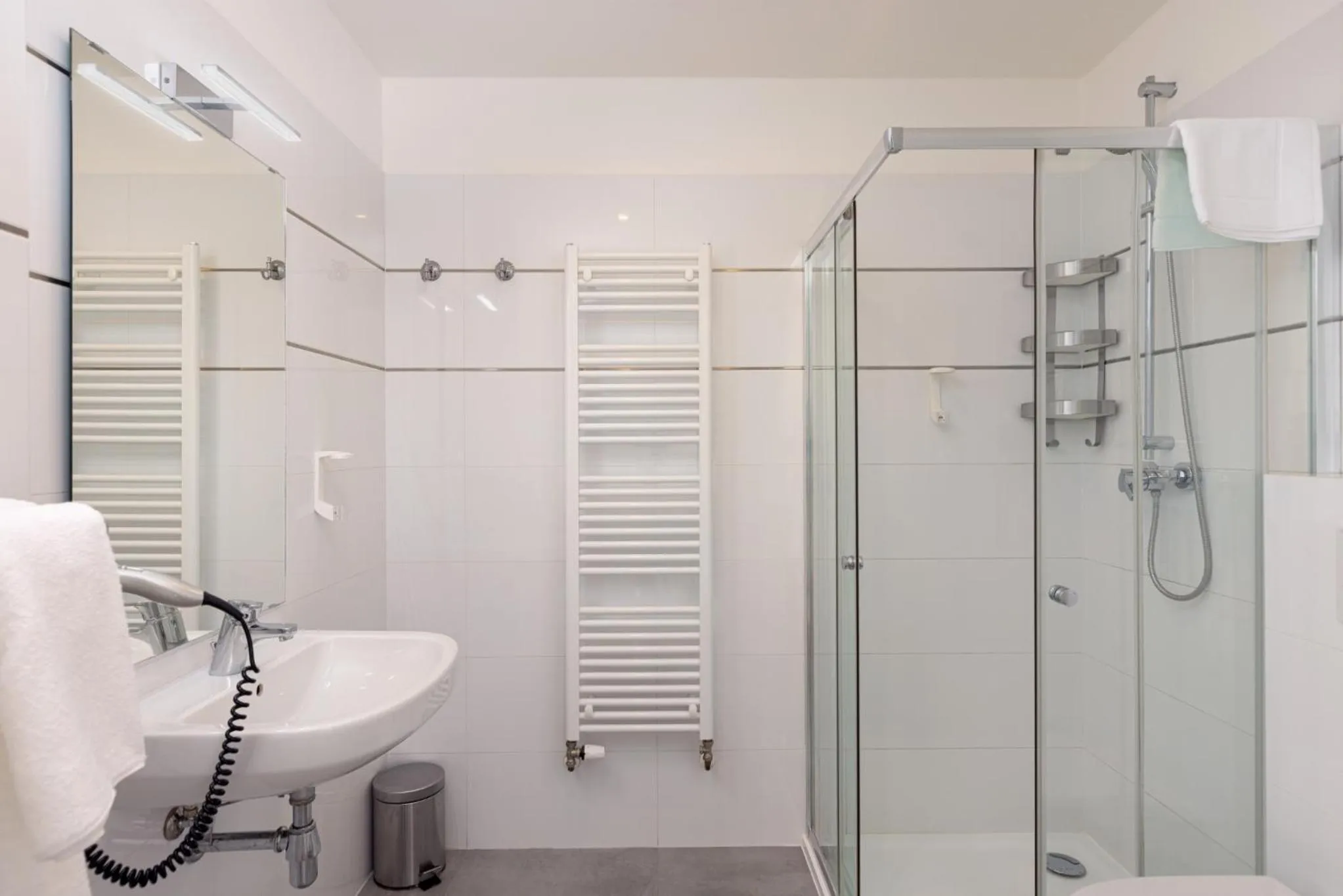 Shower in Salvatore Prague Rooms