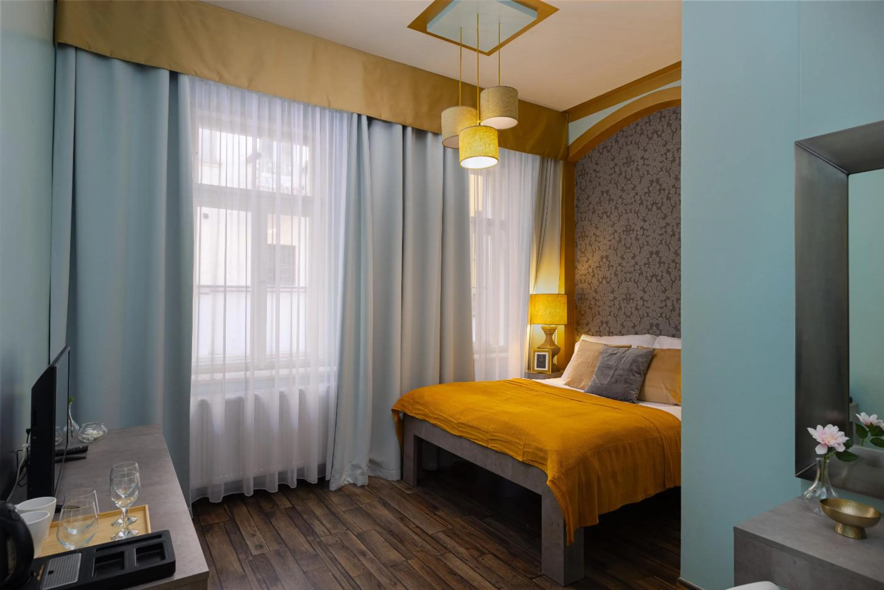 Photo of the whole room, Bed in Salvatore Prague Rooms