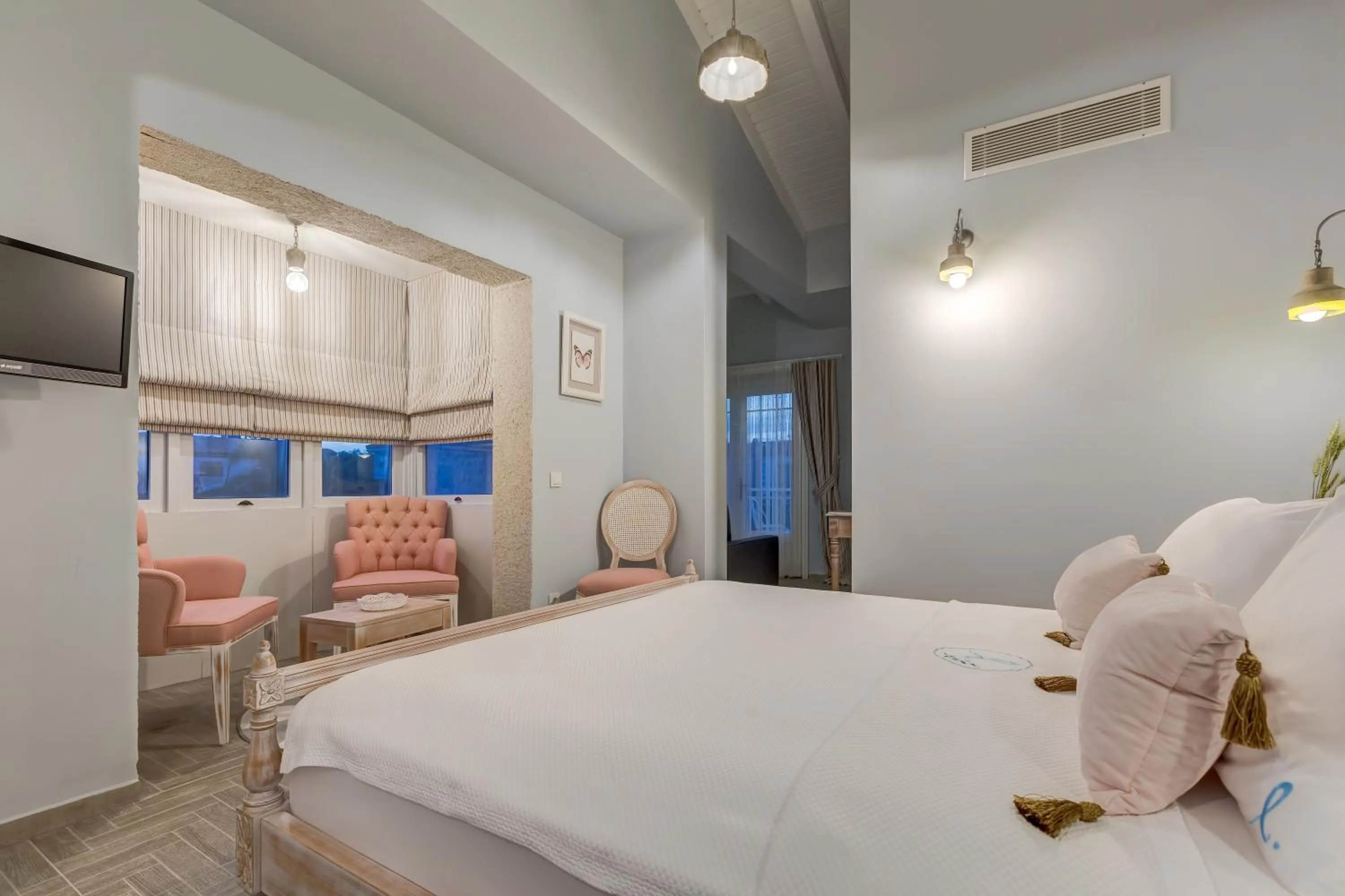 Balcony/Terrace, Bed in Levin Hotel Alacati