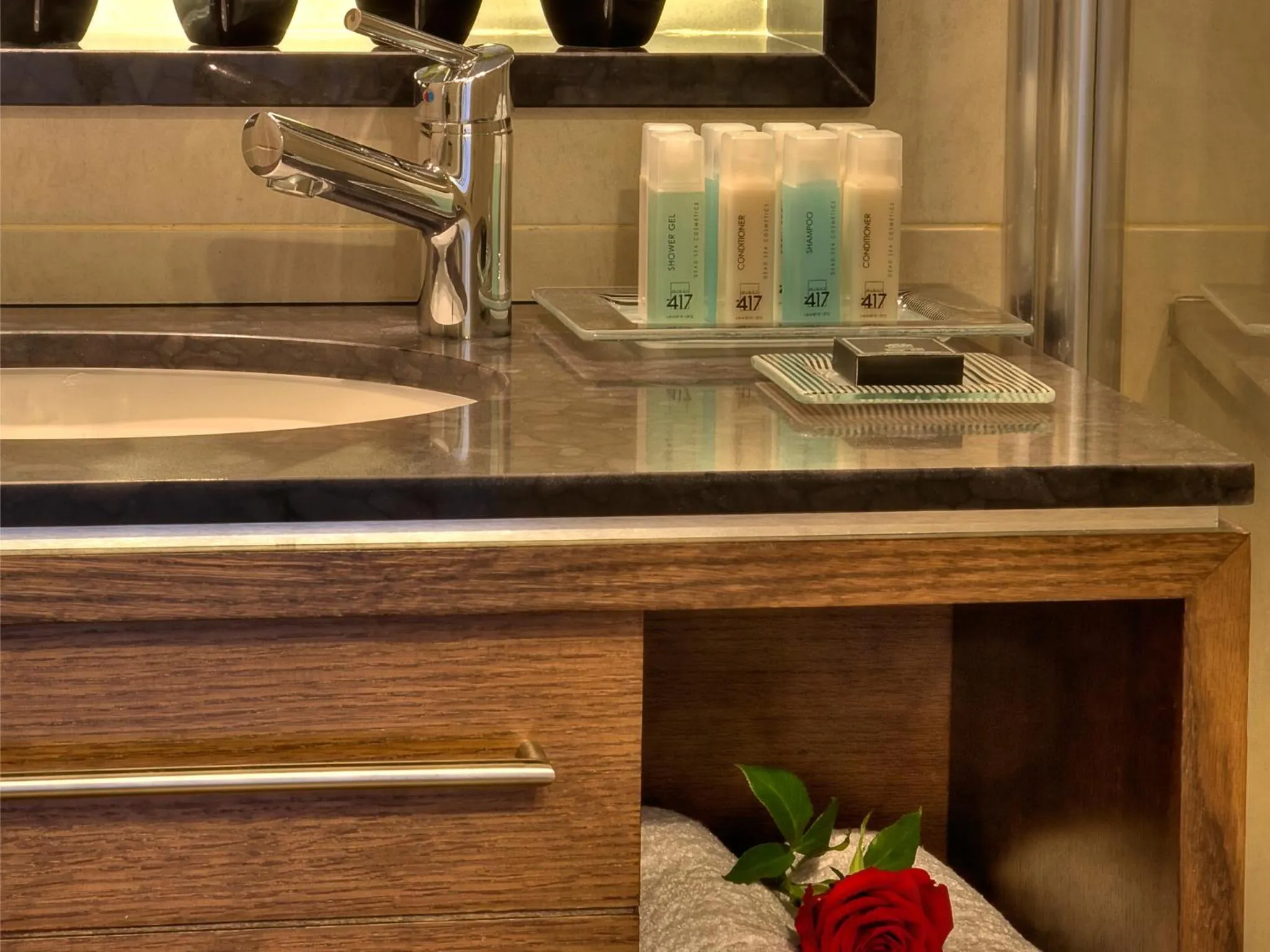 Bathroom in Dan Panorama Jerusalem Hotel