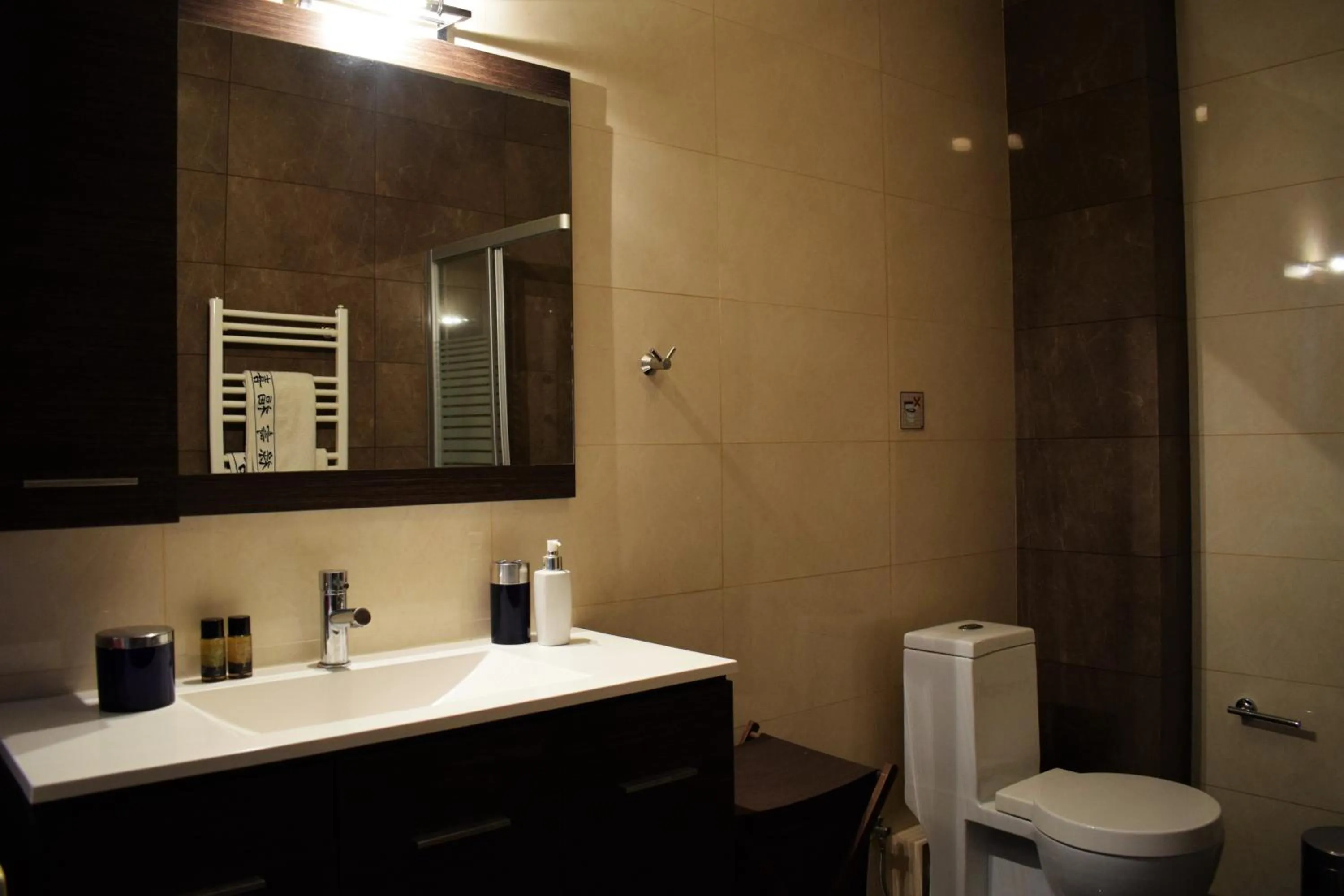 Bathroom in Panorama Penthouse & Studios