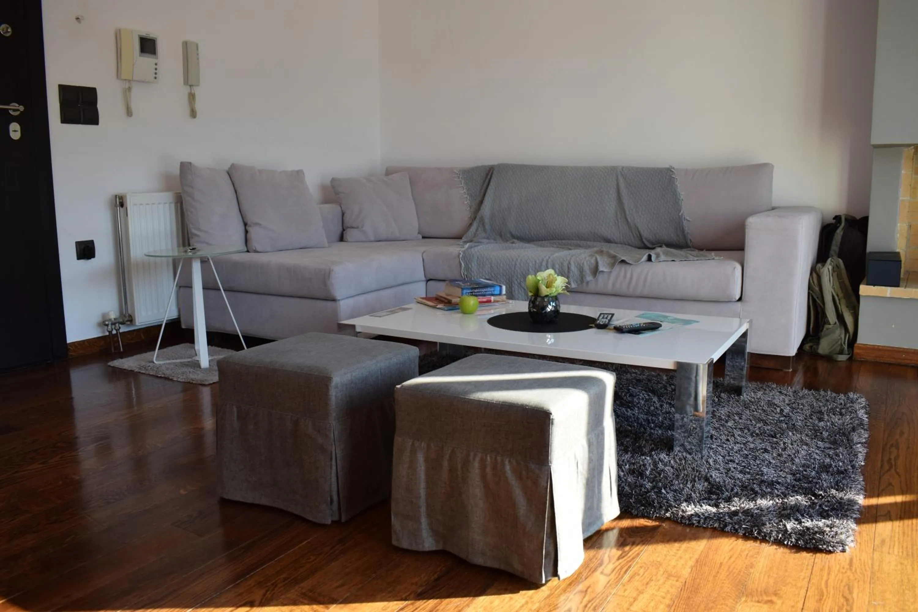 Living room in Panorama Penthouse & Studios