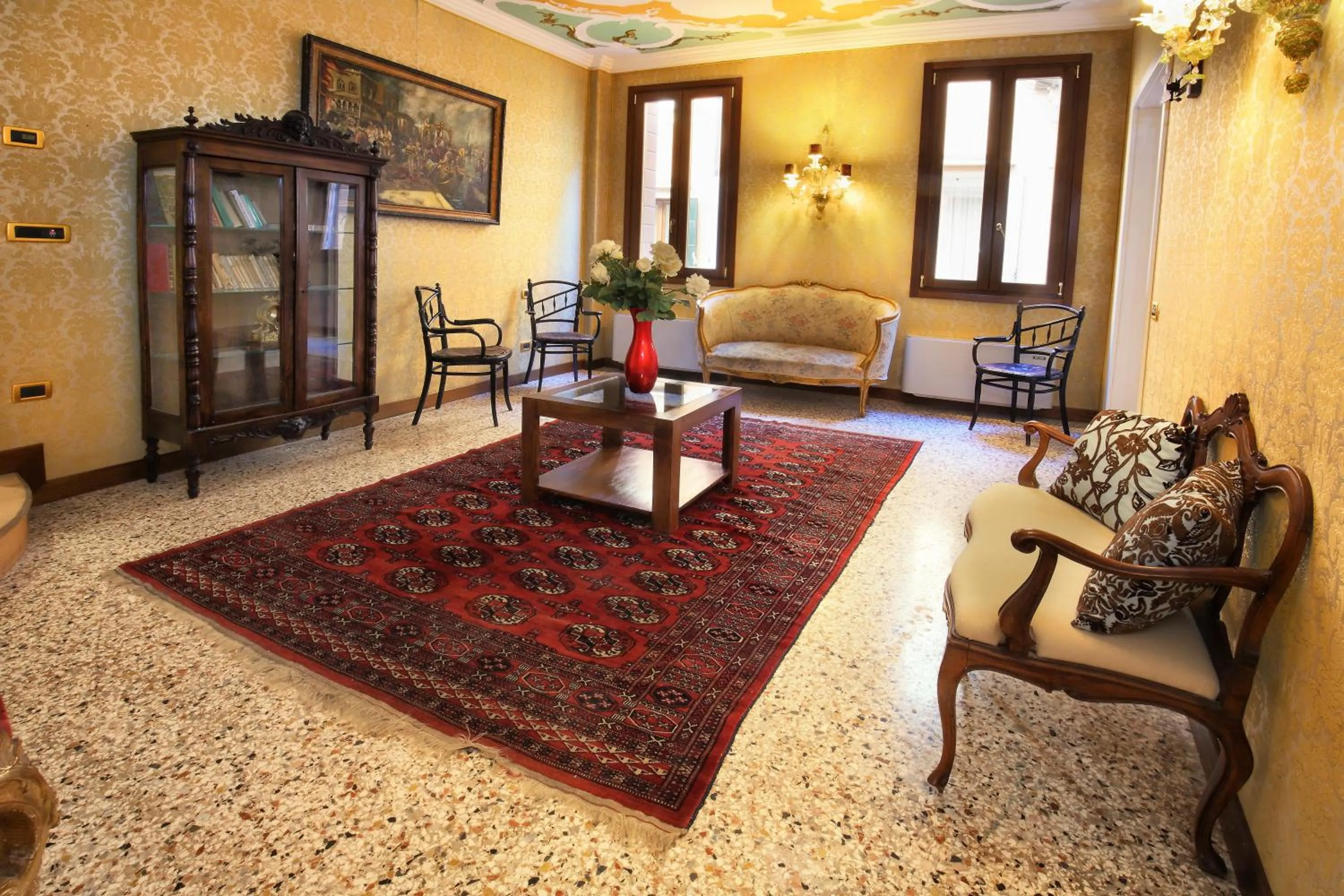 Communal lounge/ TV room in Ca' Pagan