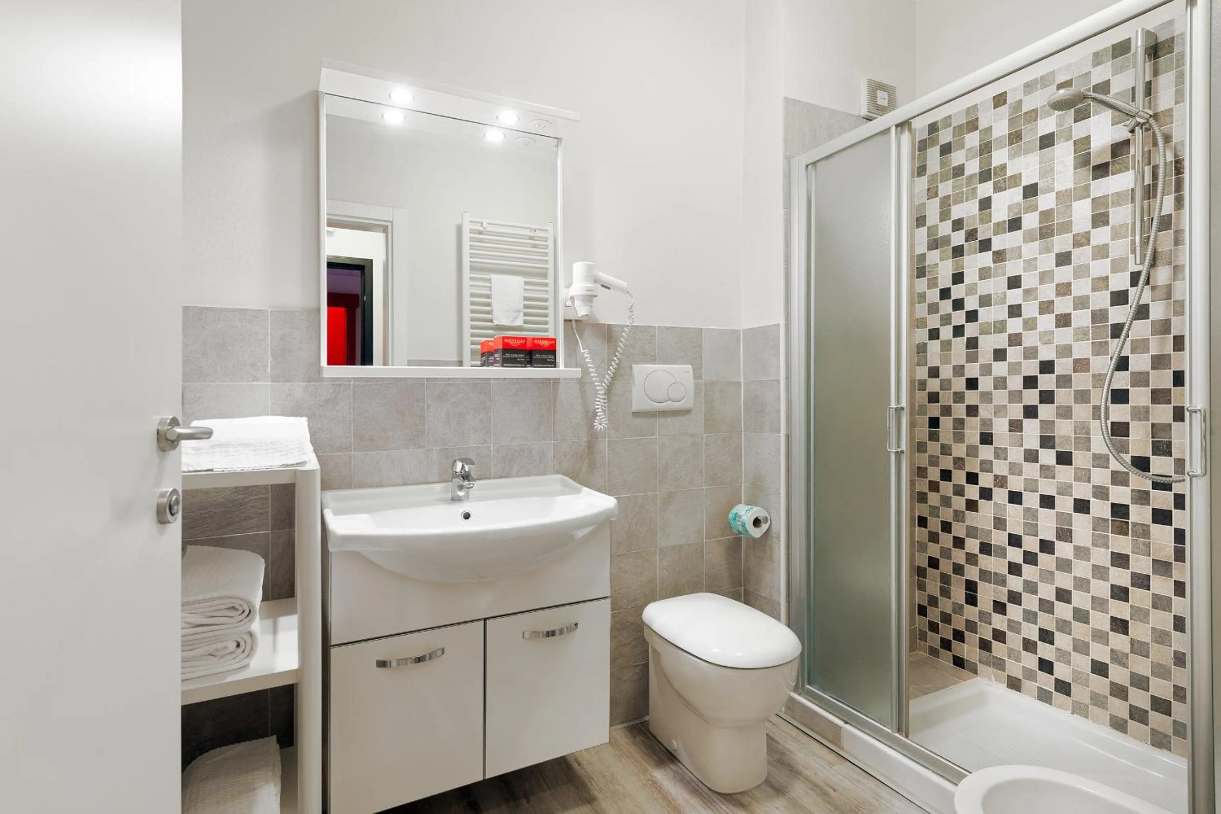 Shower in Hotel Maranello Village