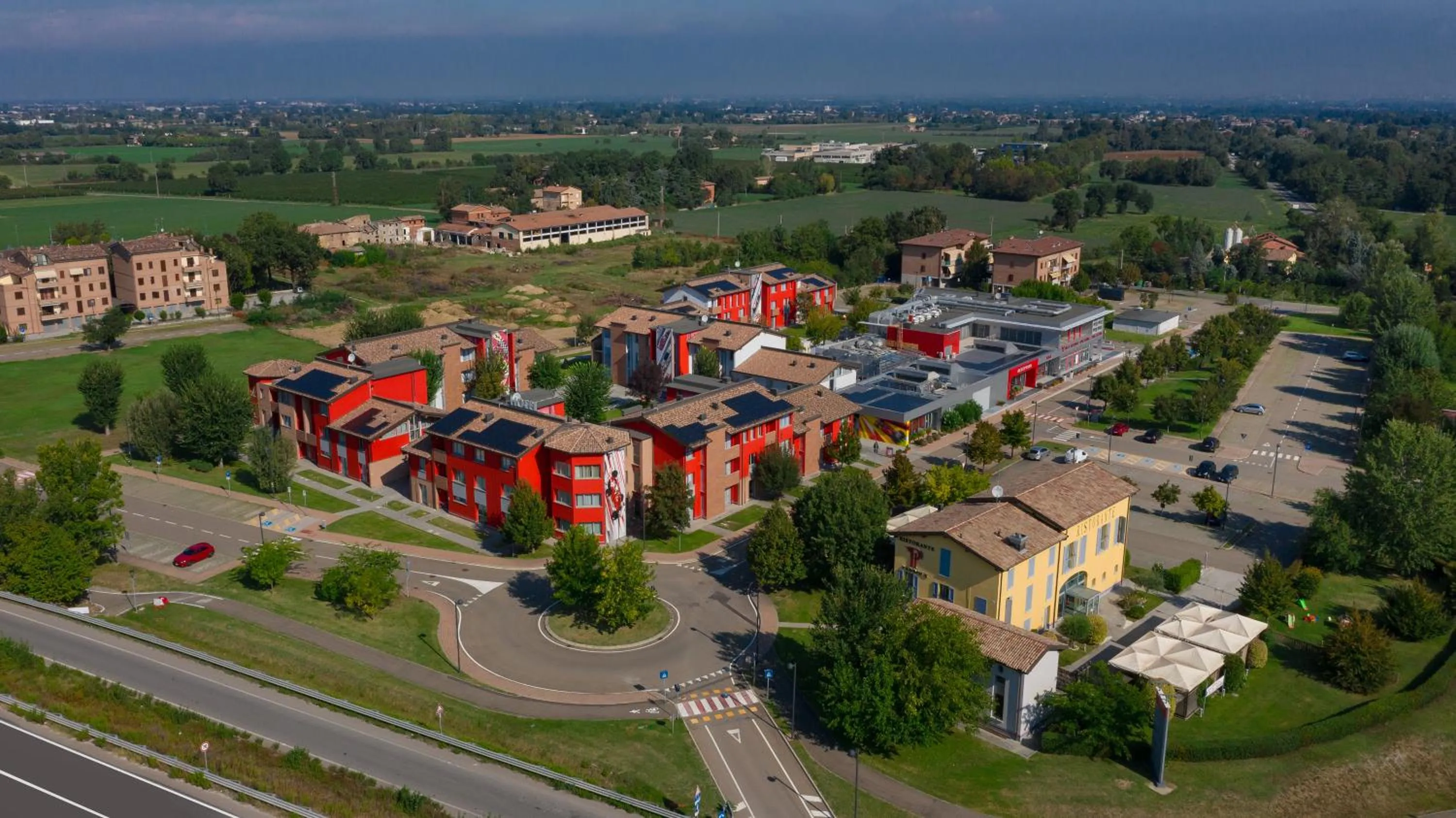 Bird's eye view in Hotel Maranello Village