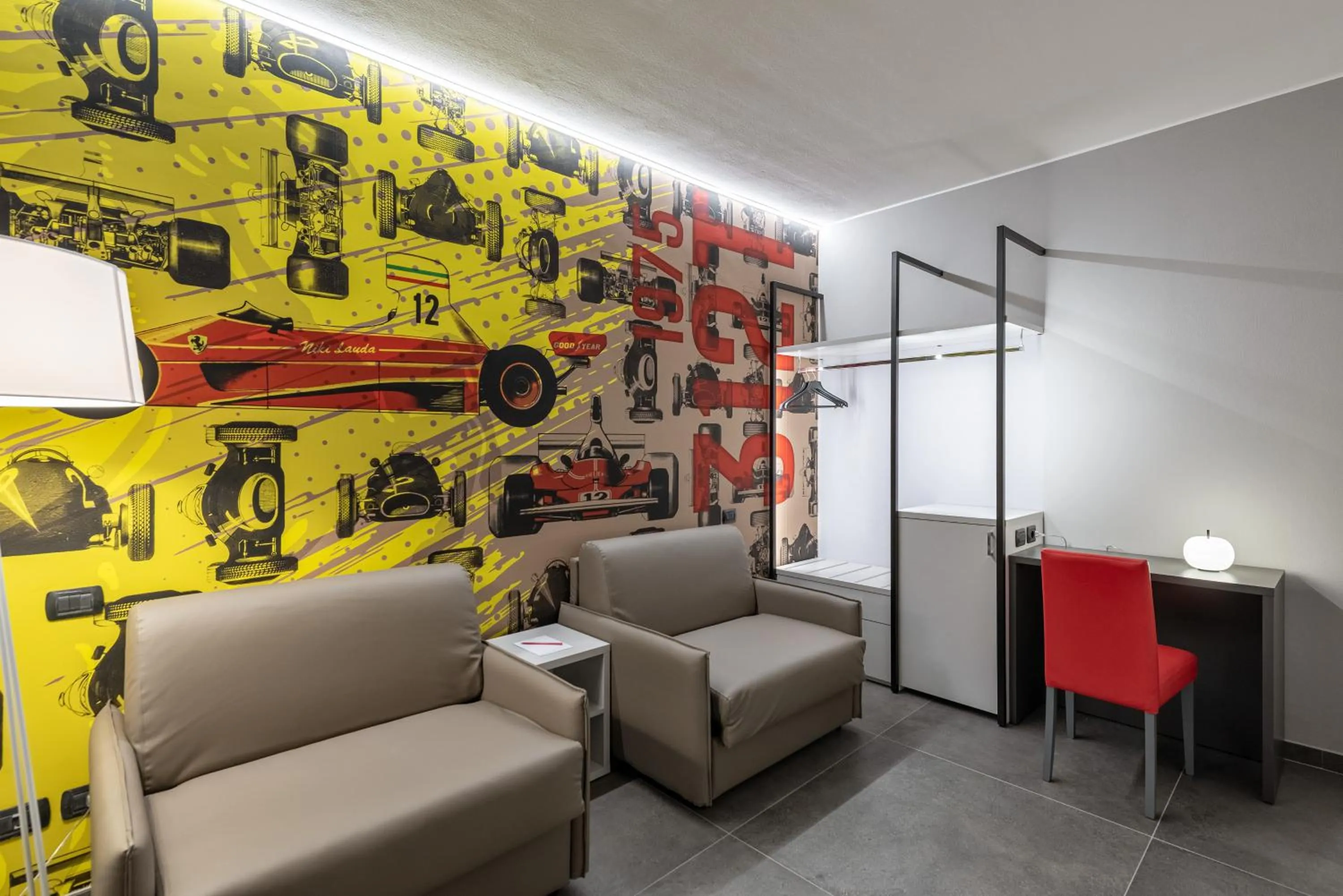 Living room in Hotel Maranello Village