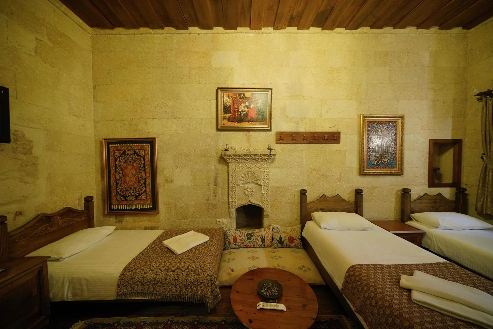 Bed in Ürgüp Inn Cave Hotel