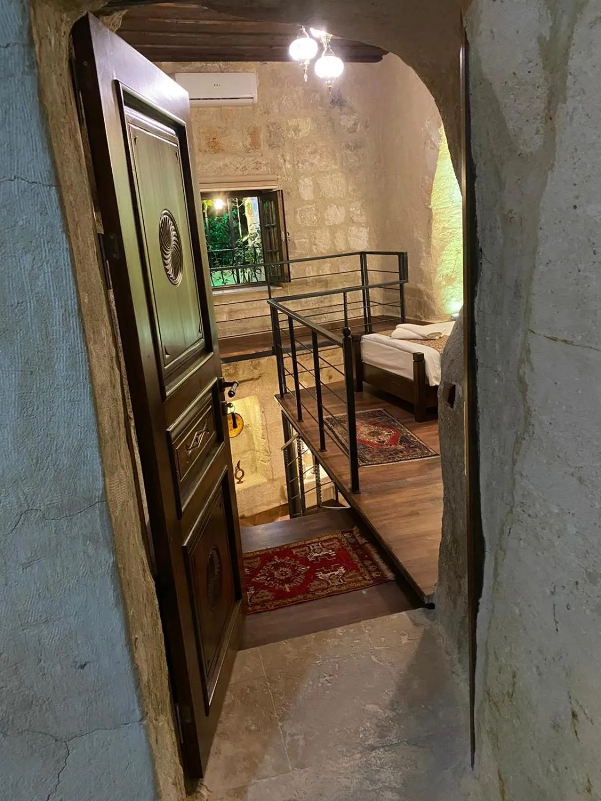 Bed in Ürgüp Inn Cave Hotel