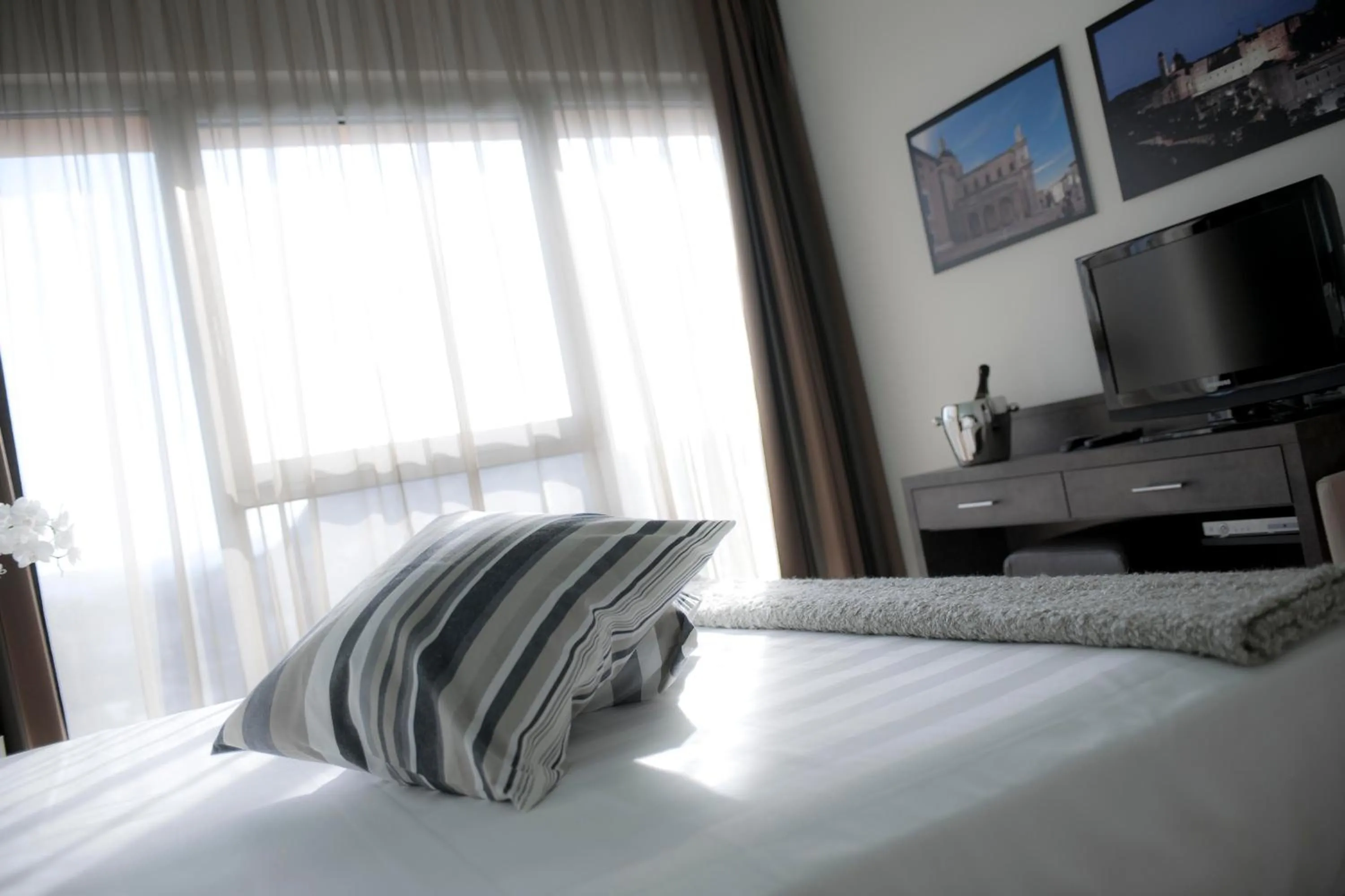 Bed in Blu Arena Hotel