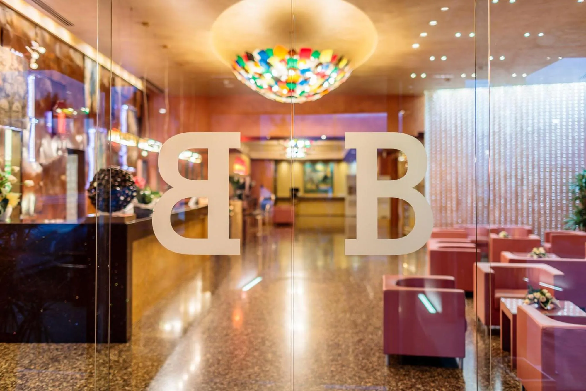 Lobby or reception in Base Hotel