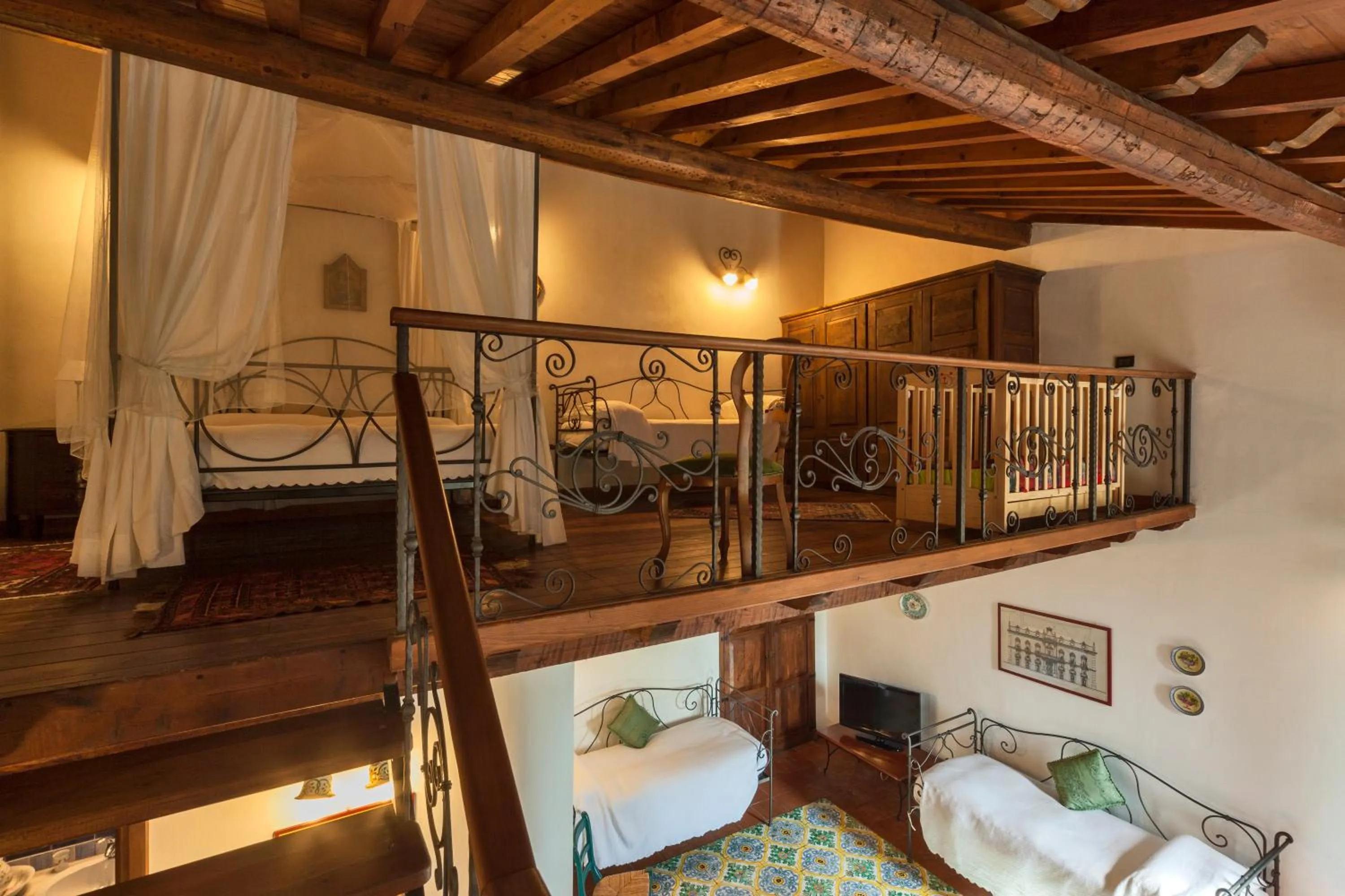 Bed in Villa Dei Papiri Fonte Ciane