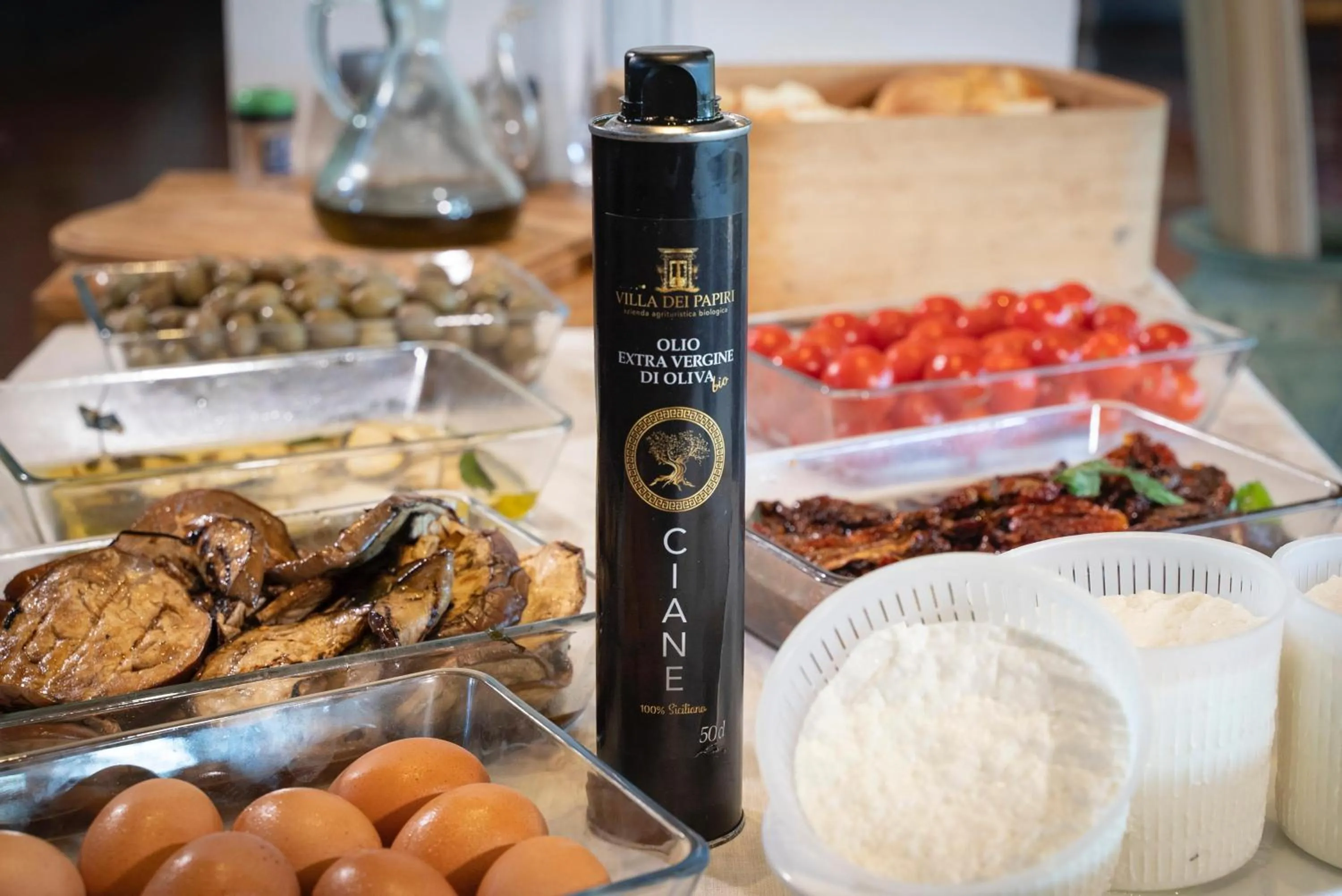 Breakfast in Villa Dei Papiri Fonte Ciane